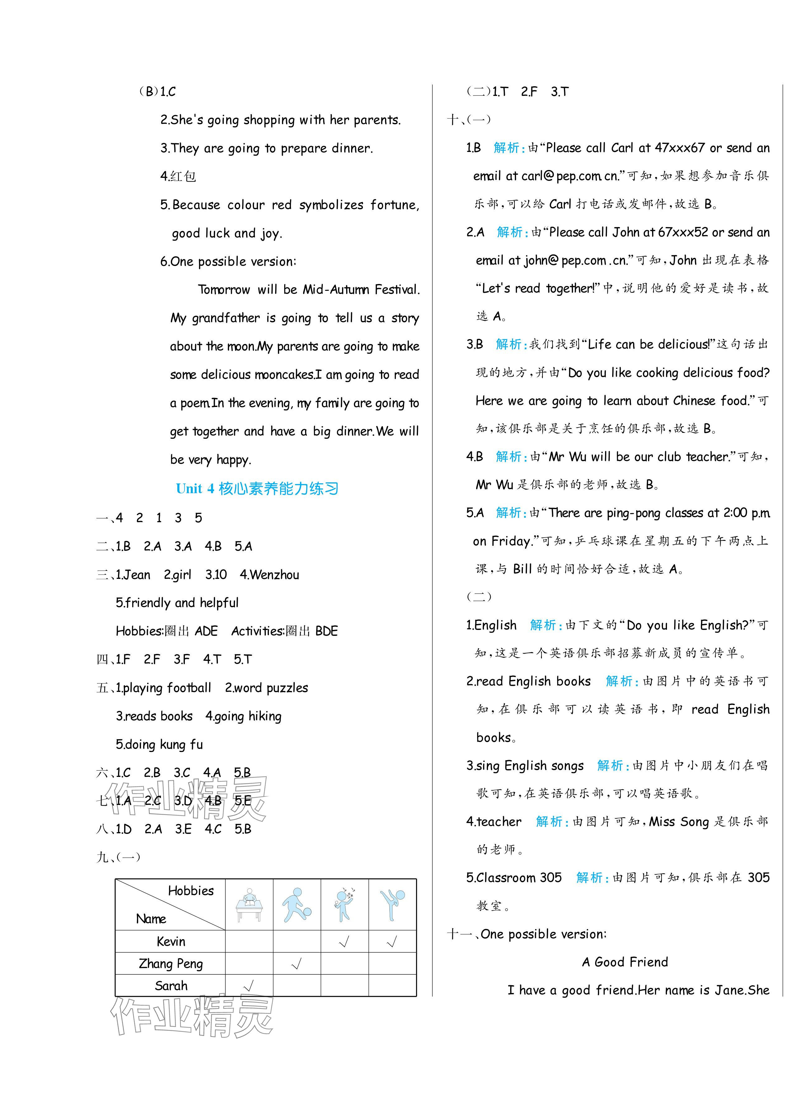 2024年黃岡名卷六年級英語上冊人教版 第5頁