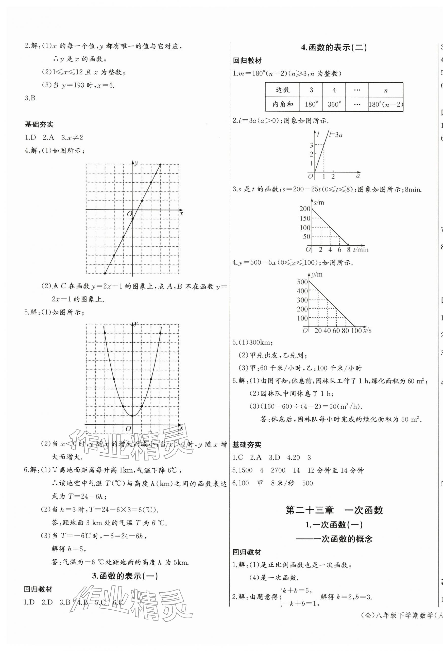 2026年思维新观察八年级数学下册人教版&nbsp;第15页