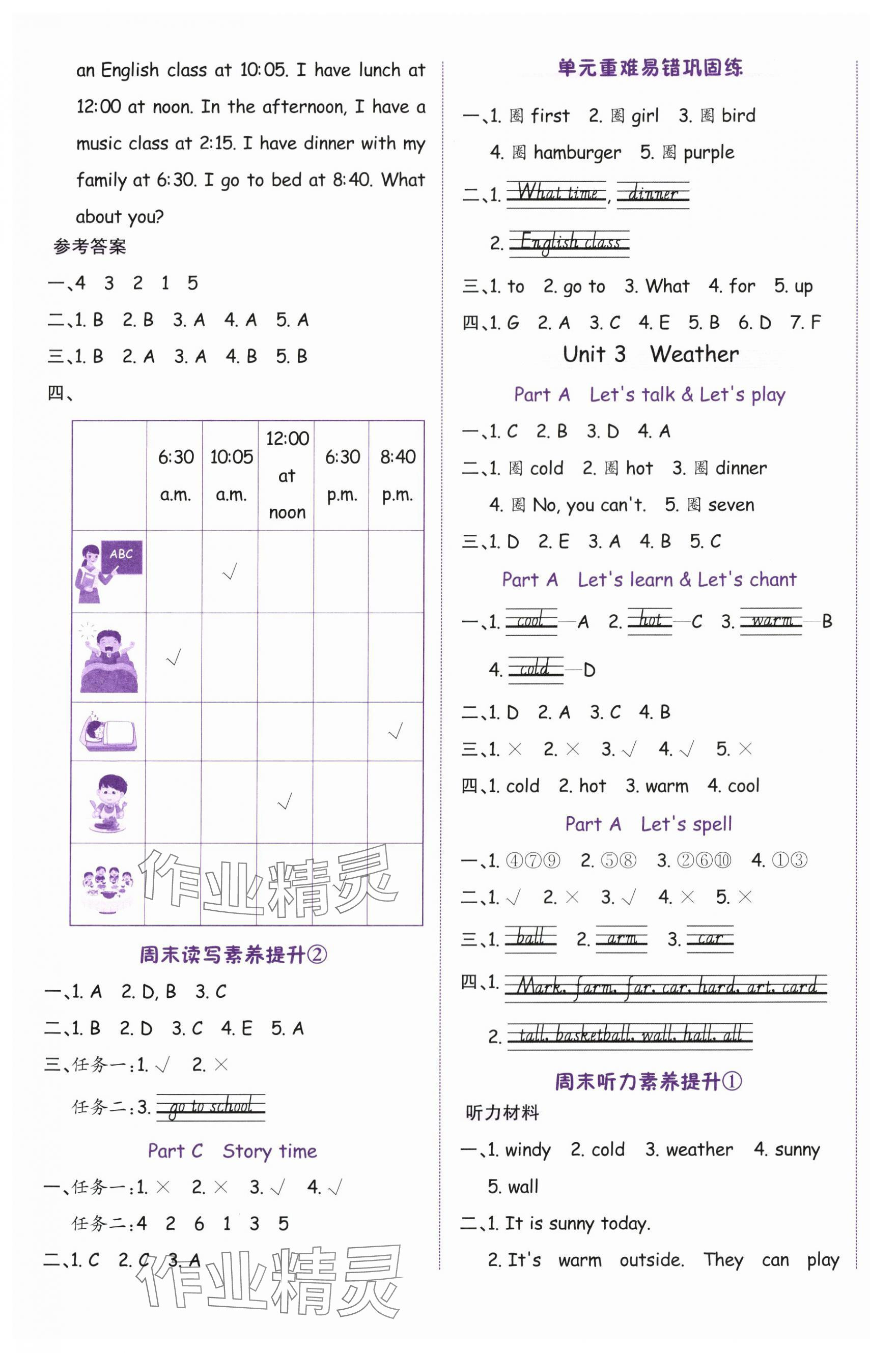 2024年奔跑吧少年四年級英語下冊 第5頁