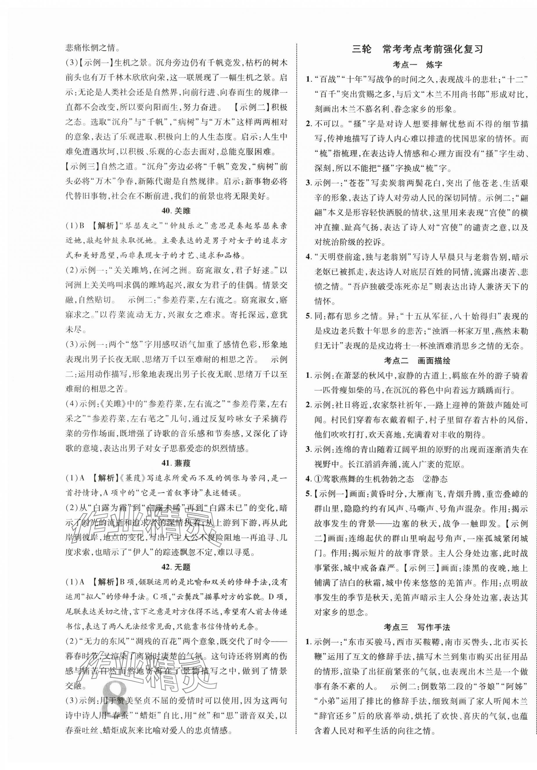 2025年優化指導語文中考廣西專版 第15頁