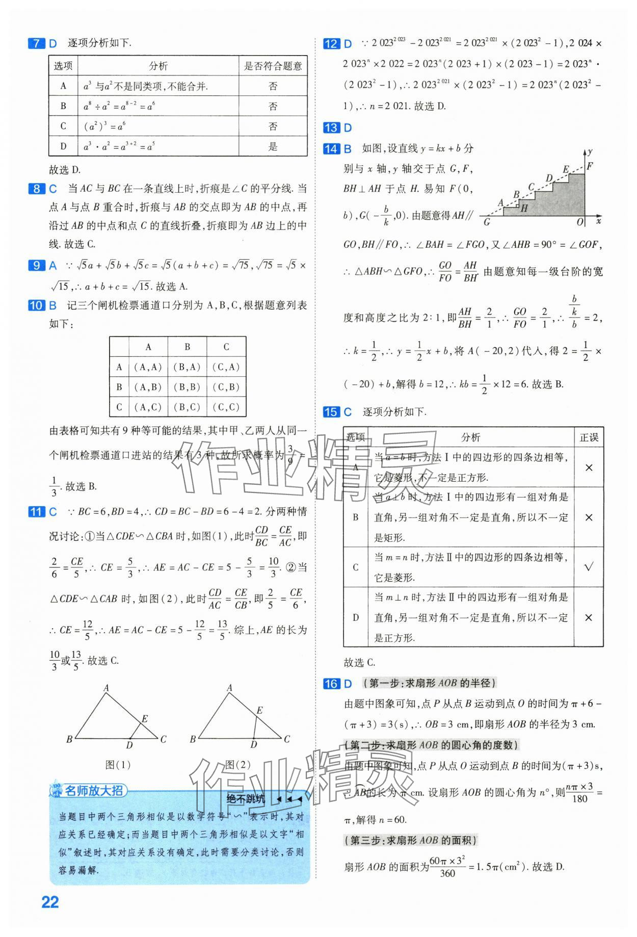 2024年金考卷45套匯編數(shù)學(xué)河北專版 第22頁