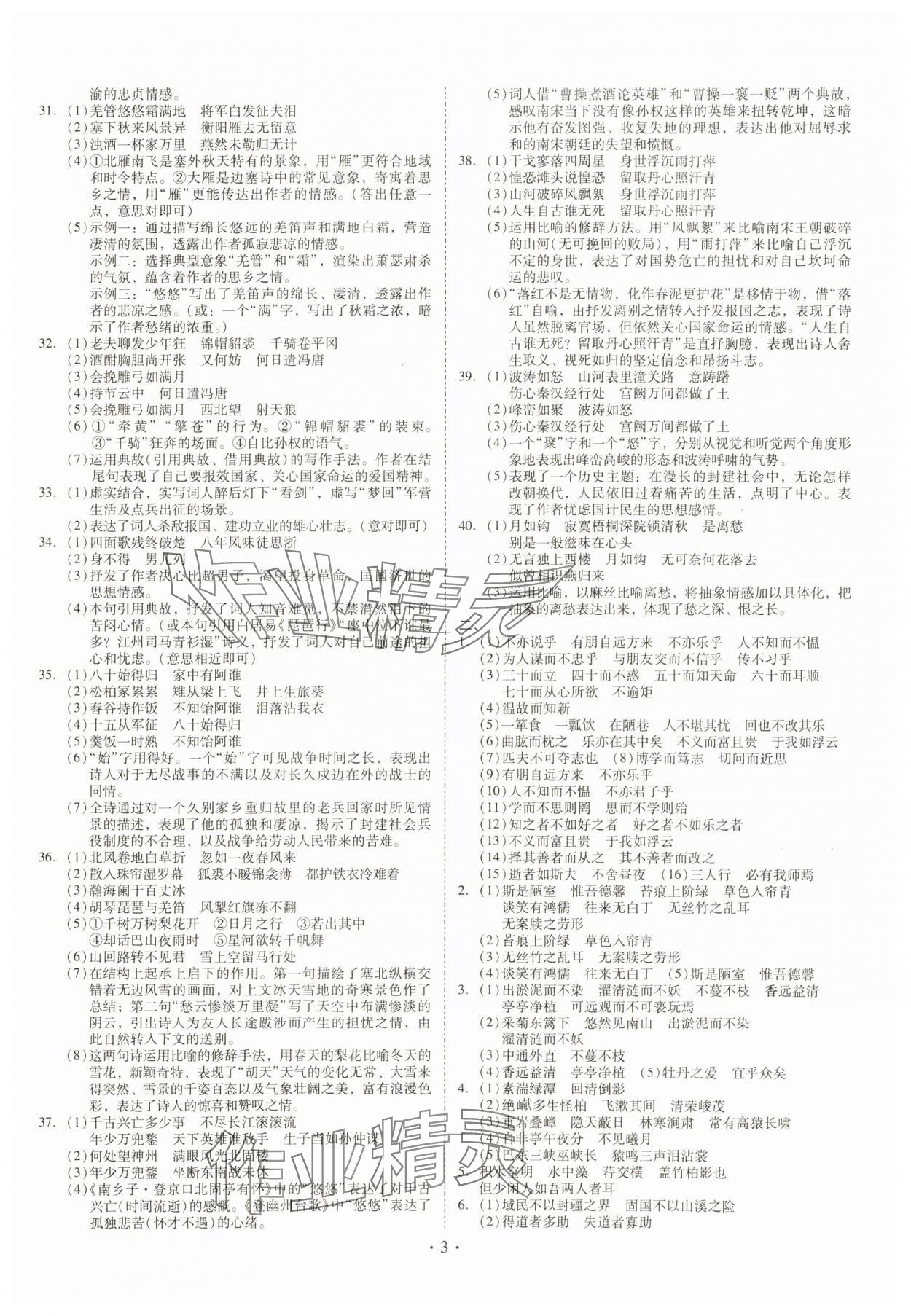 2024年金牌中考總復(fù)習(xí)語文&nbsp;第3頁