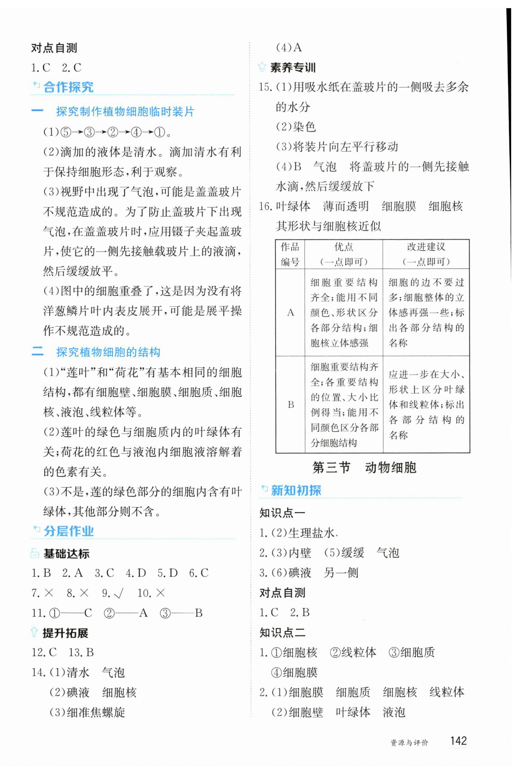 2025年资源与评价黑龙江教育出版社七年级生物上册人教版 第4页
