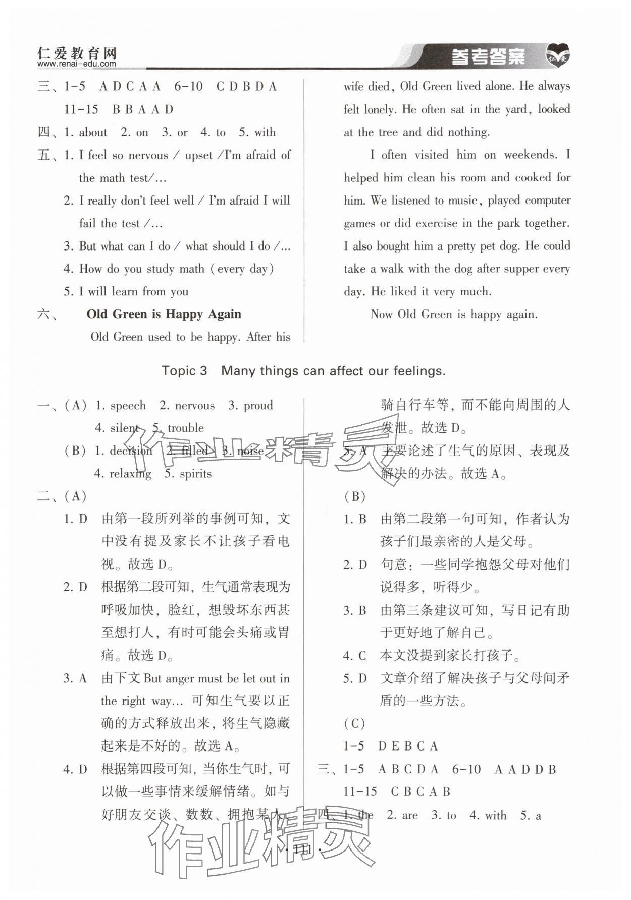 2024年仁爱英语基础训练八年级下册仁爱版 第3页