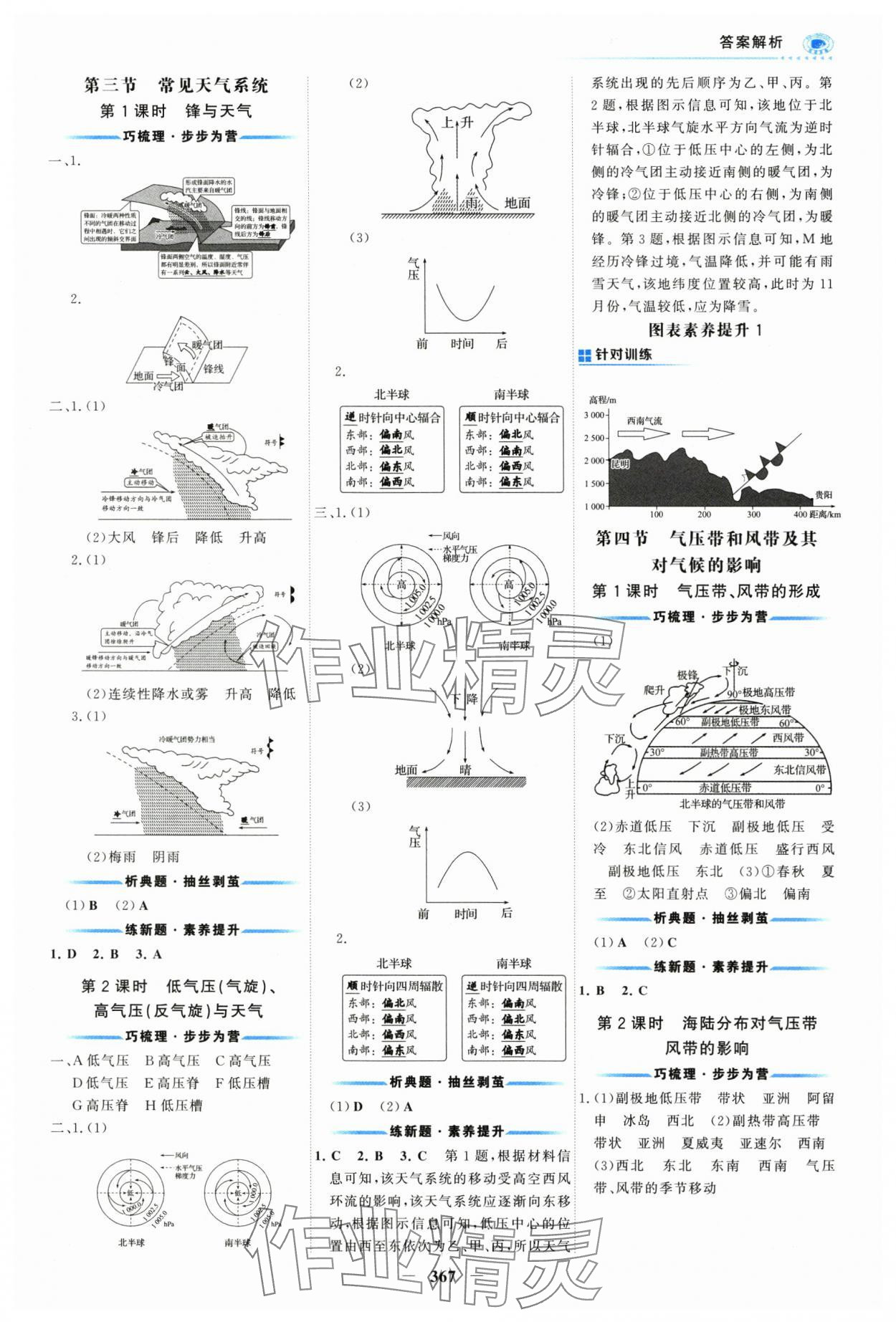 2025年世紀(jì)金榜高中全程復(fù)習(xí)方略高中地理人教版 參考答案第4頁(yè)