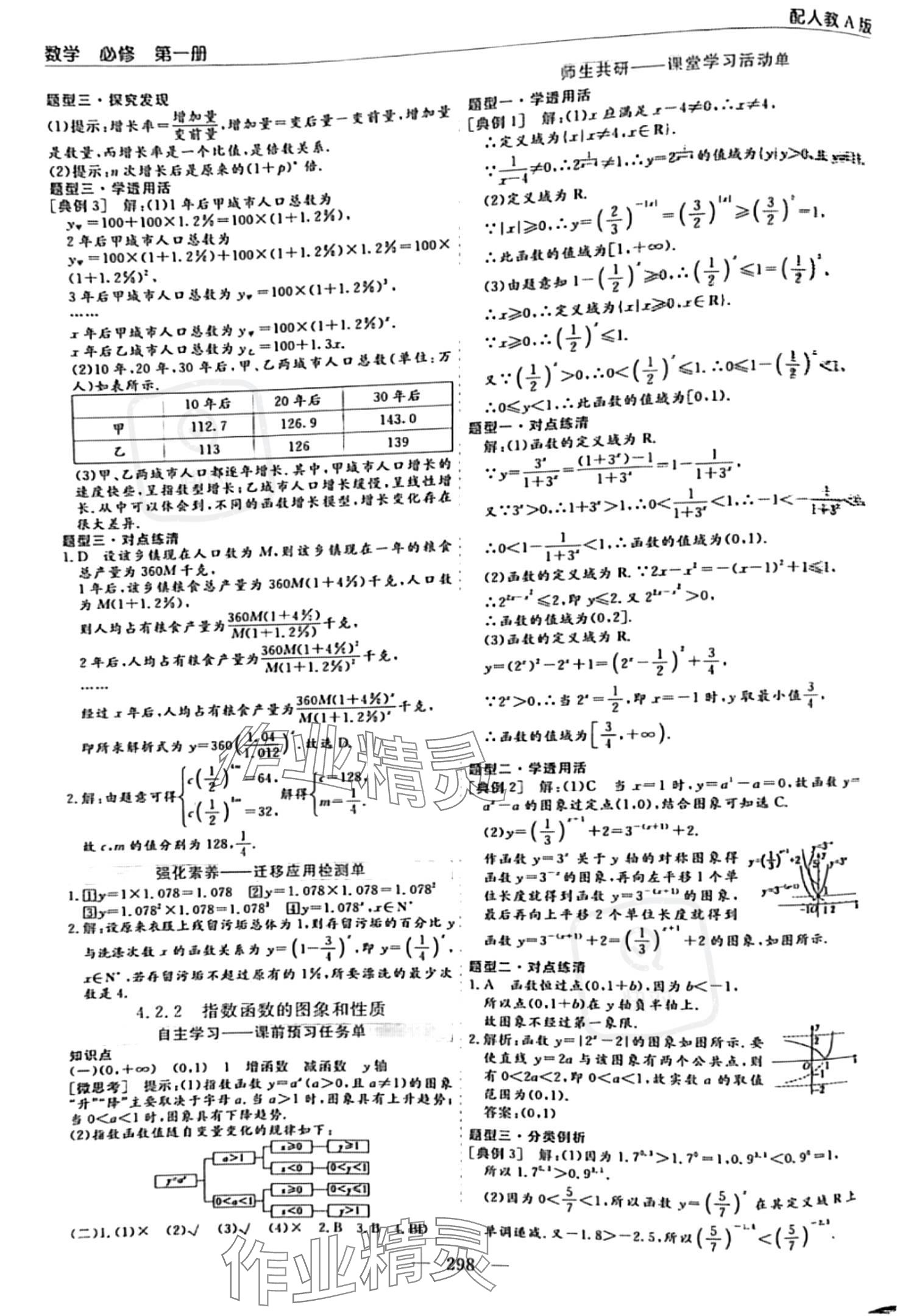 2023年新課程學(xué)習(xí)指導(dǎo)高中數(shù)學(xué)必修第一冊(cè)人教版 參考答案第22頁