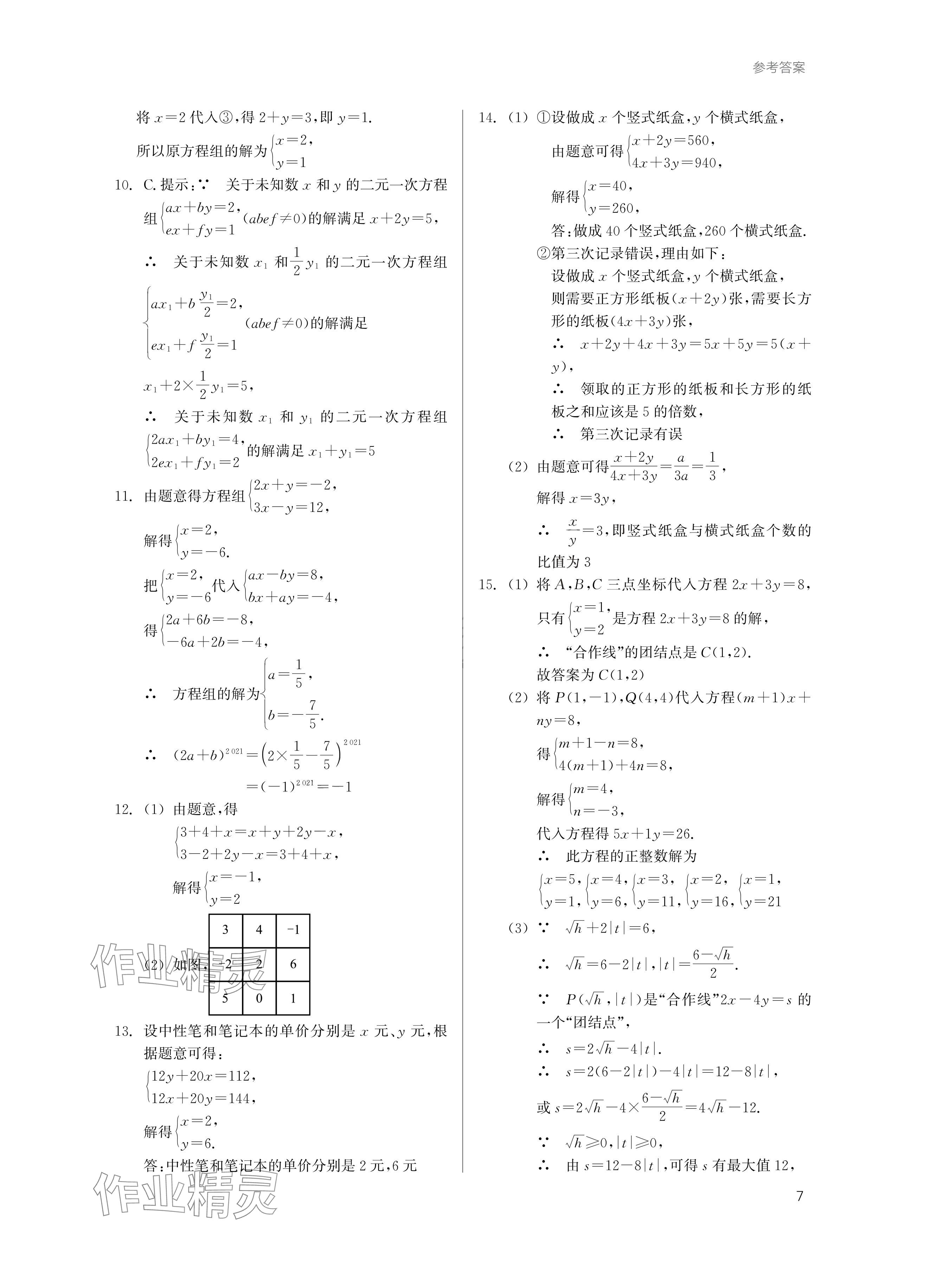 2024年樂支點中考高分沖刺數(shù)學(xué)&nbsp;參考答案第6頁