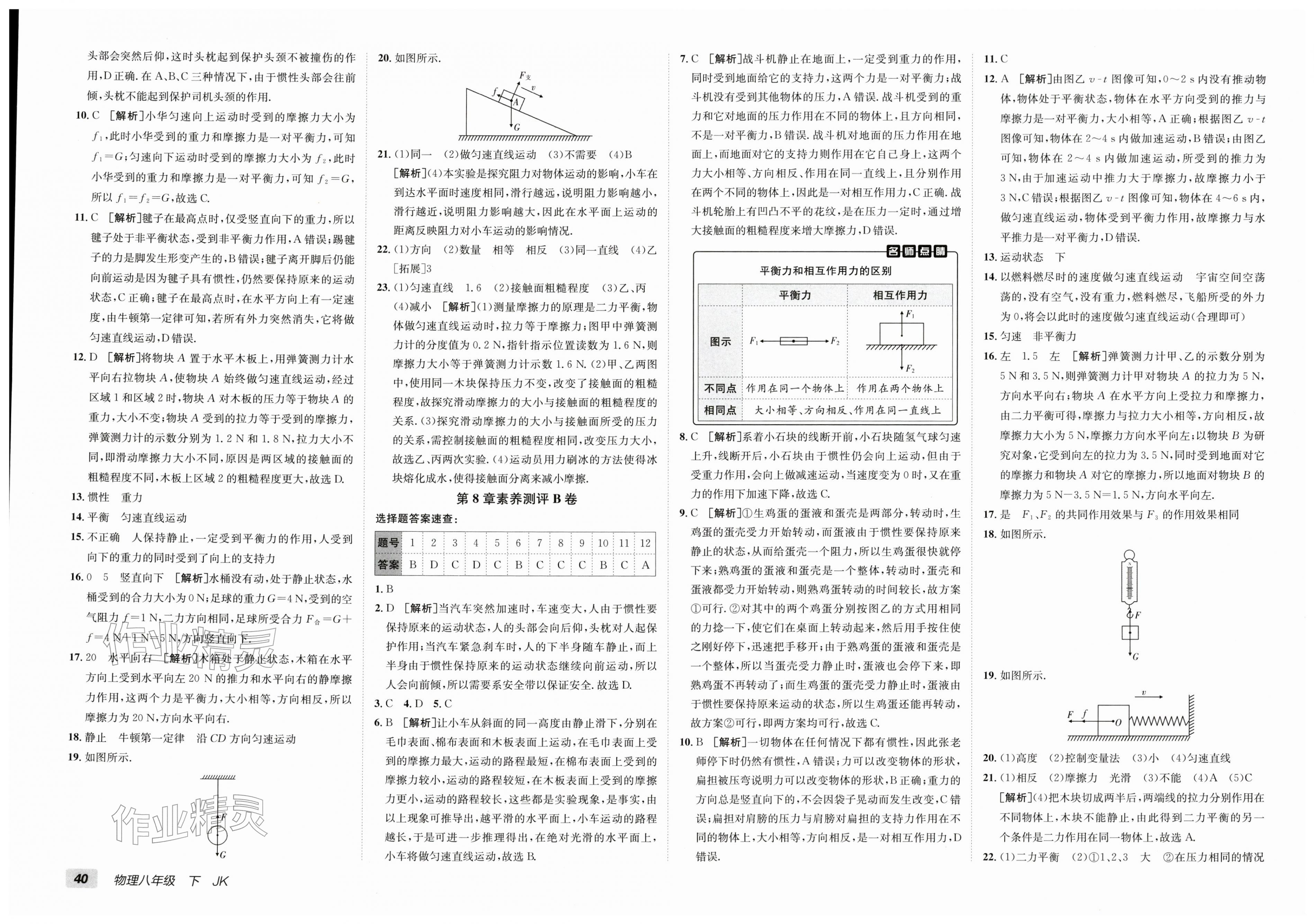 2026年海淀单元测试AB卷八年级物理下册教科版&nbsp;第2页