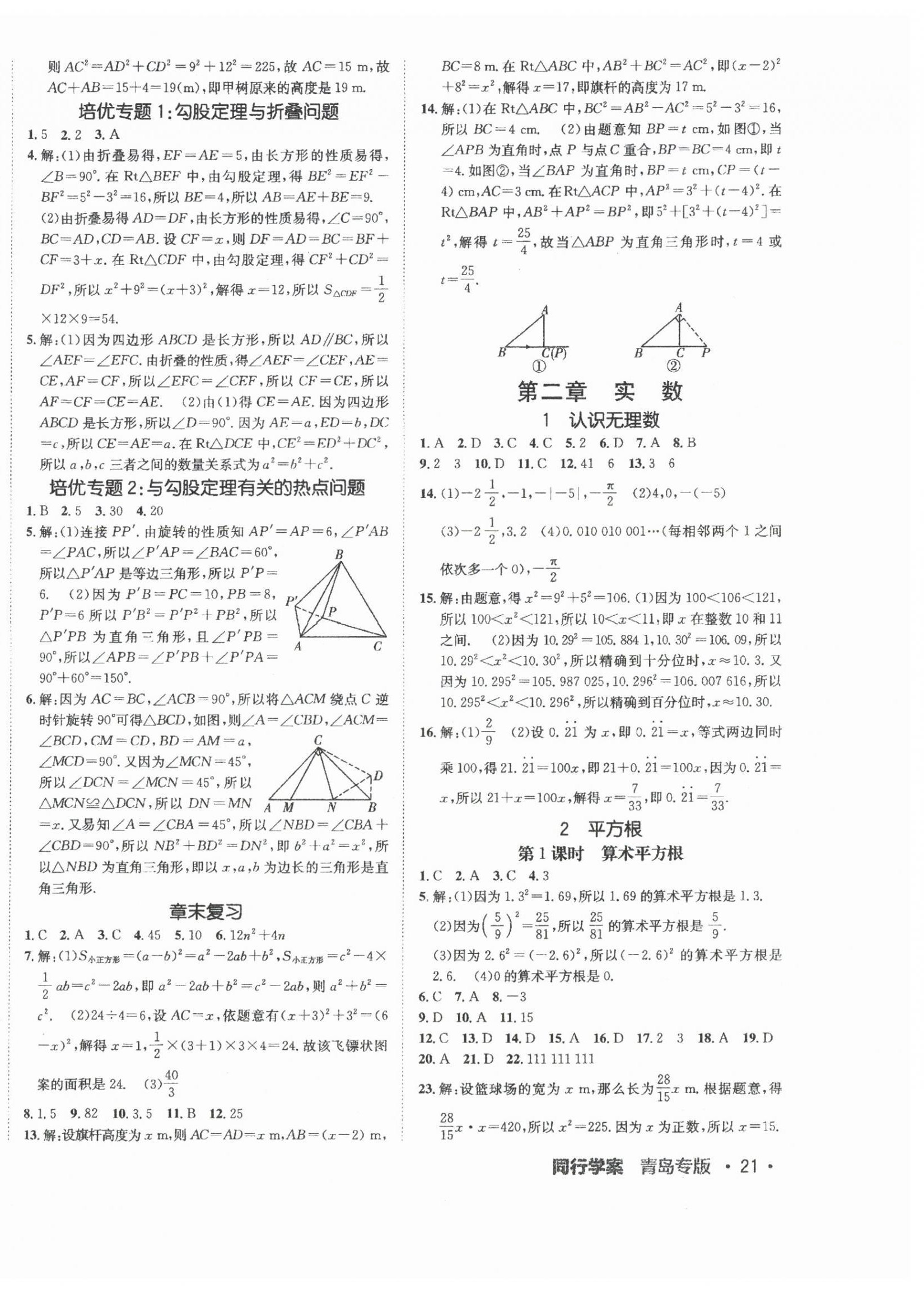 2024年同行學(xué)案學(xué)練測八年級數(shù)學(xué)上冊北師大版青島專版 第2頁