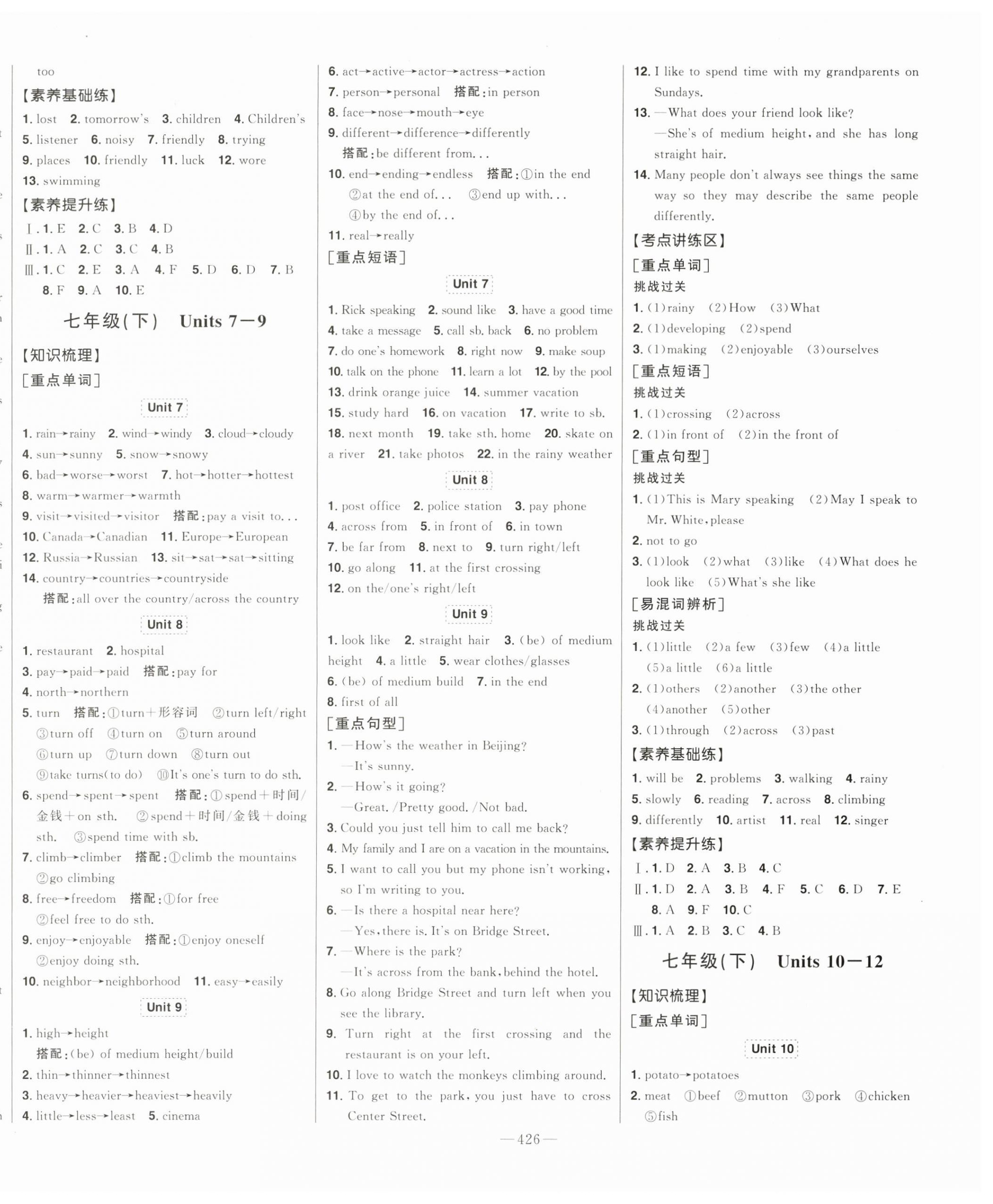 2024年智慧大課堂學(xué)業(yè)總復(fù)習(xí)全程精練英語人教版 第6頁