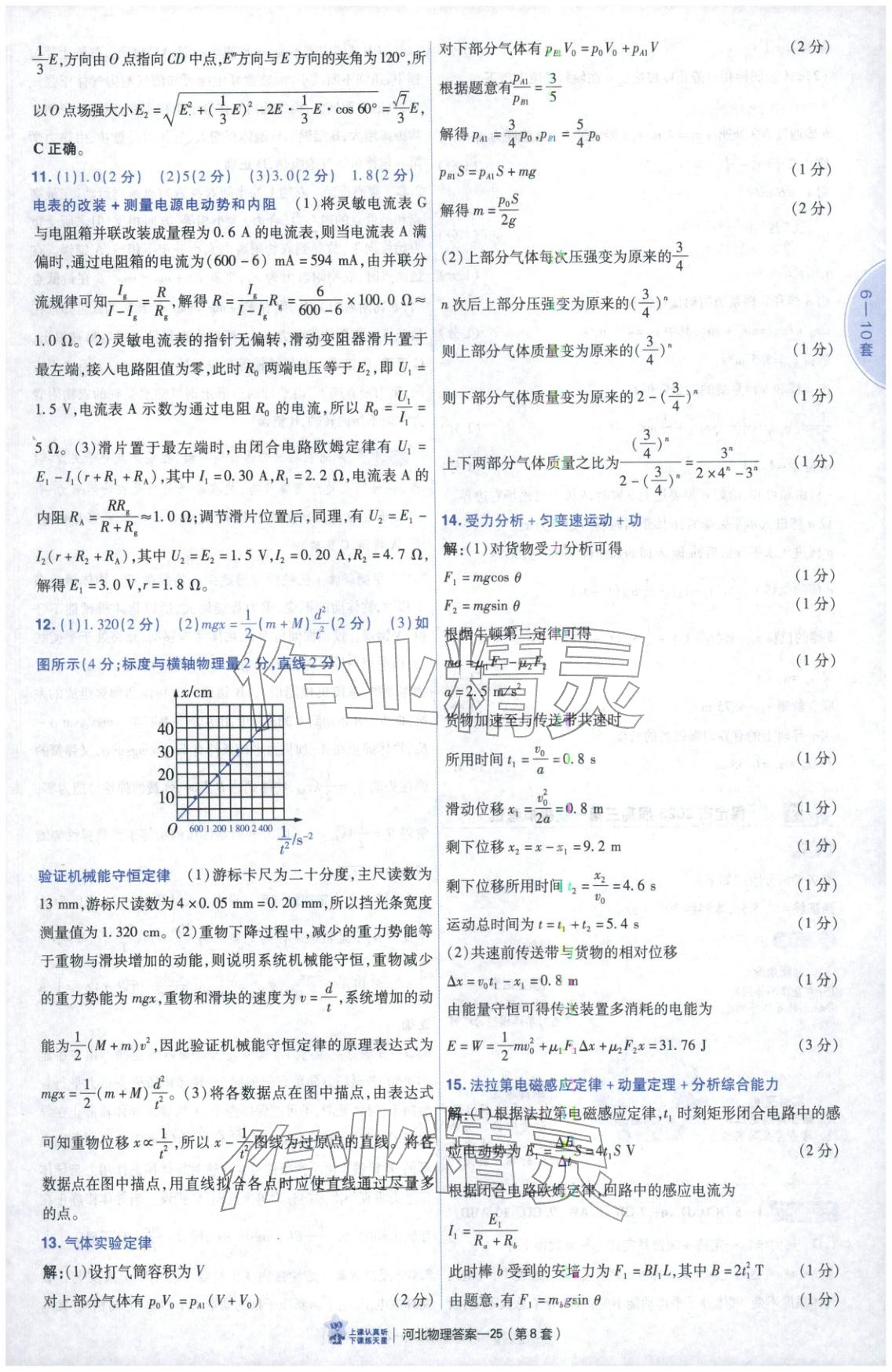 2026年金考卷优秀模拟试卷汇编45套物理河北专版 第25页
