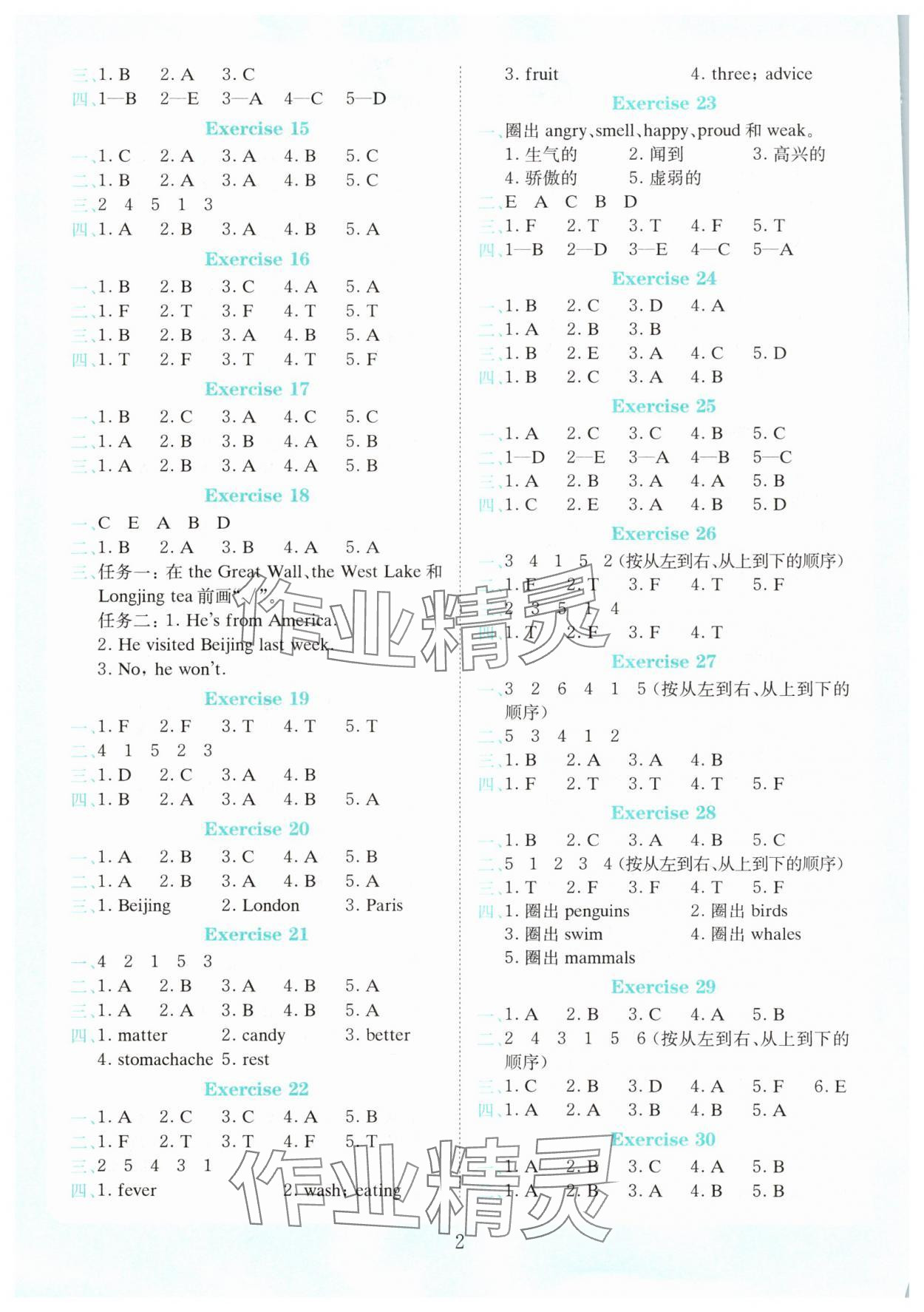 2025年小学英语听力训练100篇六年级 第2页