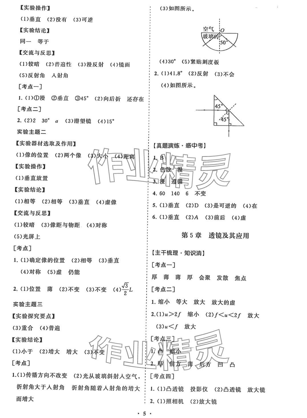 2024年初中總復習山東畫報出版社物理 第5頁