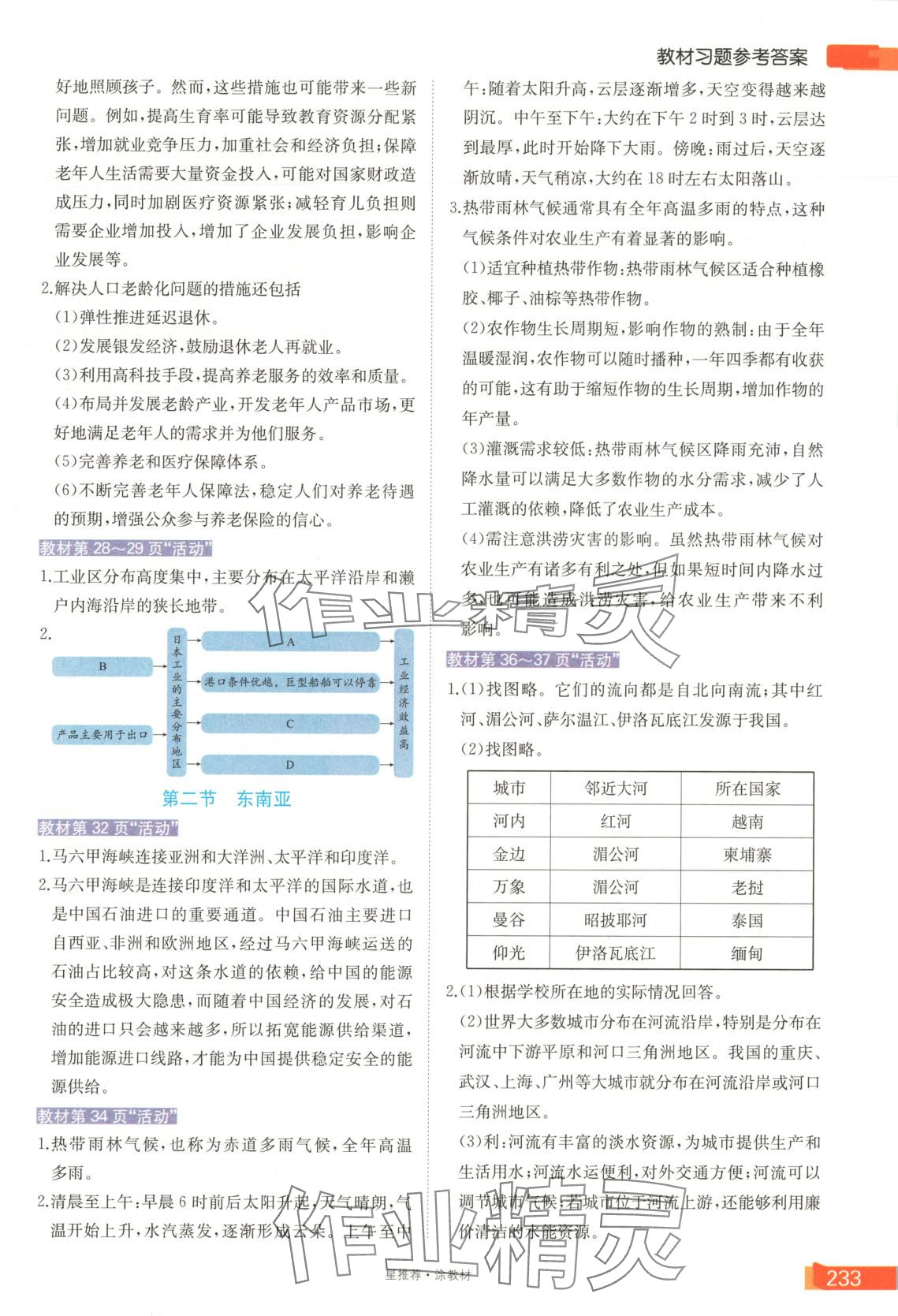 2025年星推薦涂教材七年級地理下冊人教版 第3頁
