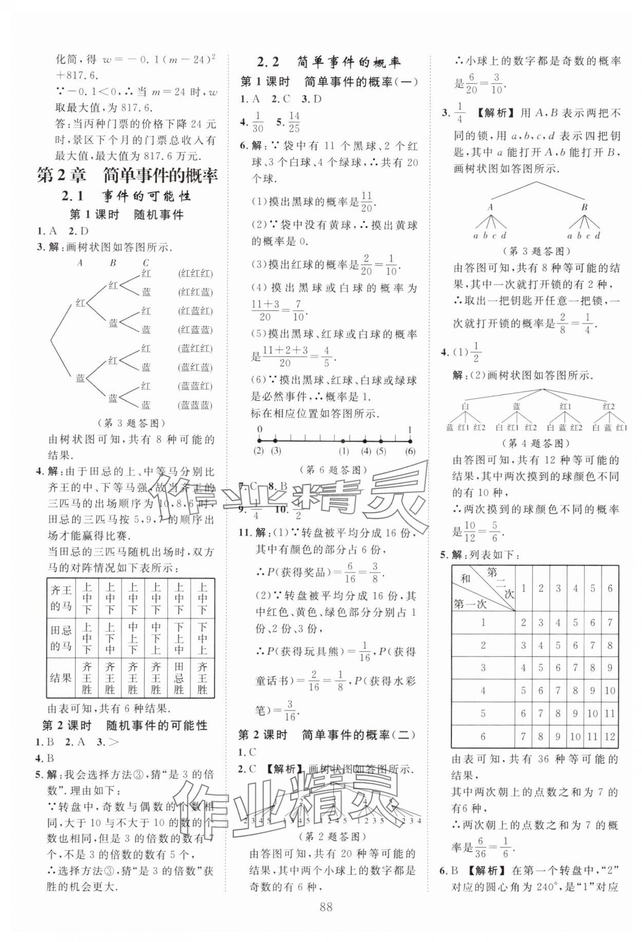 2024年全效學(xué)習(xí)階段發(fā)展評(píng)價(jià)九年級(jí)數(shù)學(xué)全一冊(cè)浙教版 第8頁(yè)