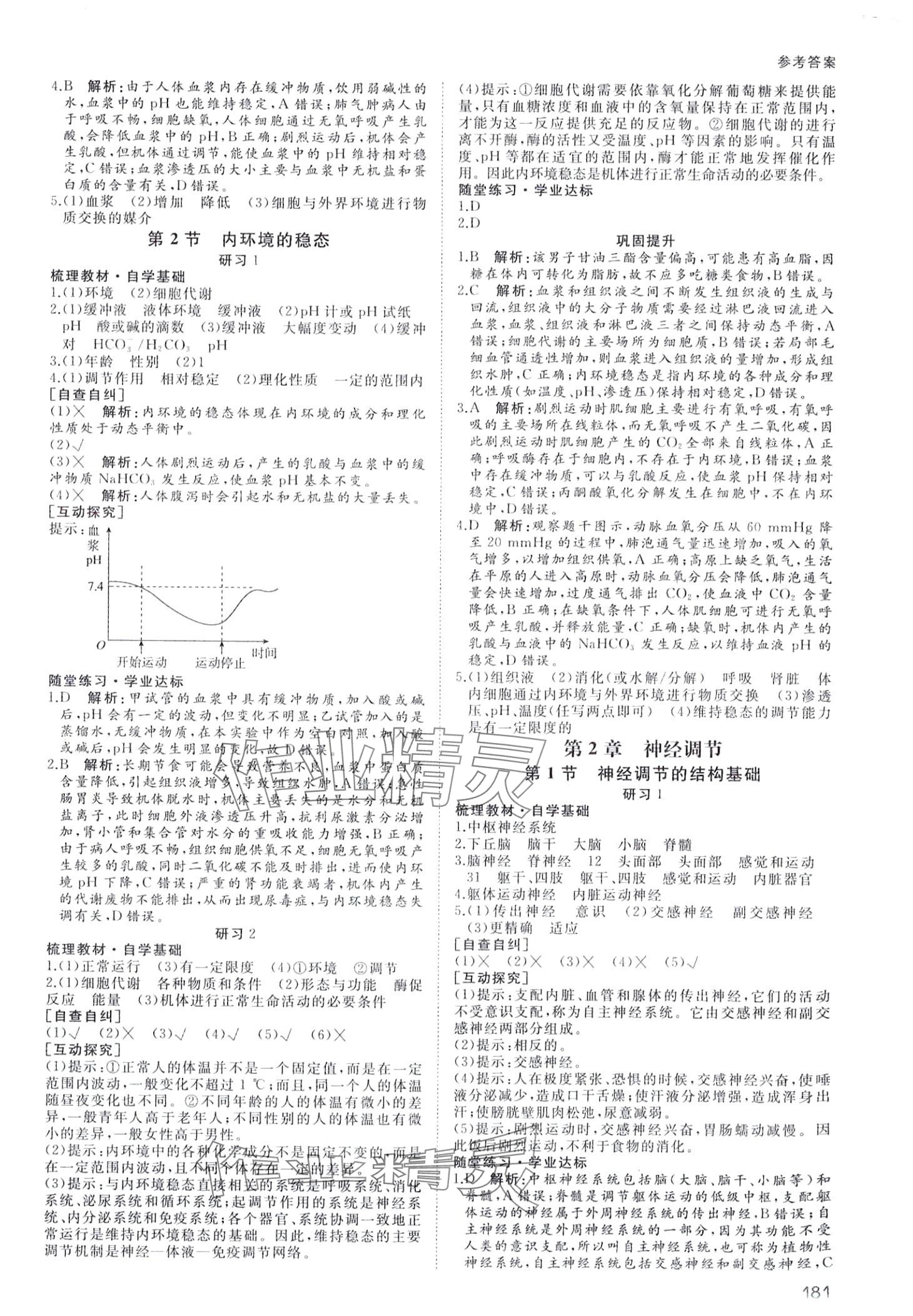 2024年名師伴你行高中同步導(dǎo)學(xué)案高中生物選擇性必修1 第2頁