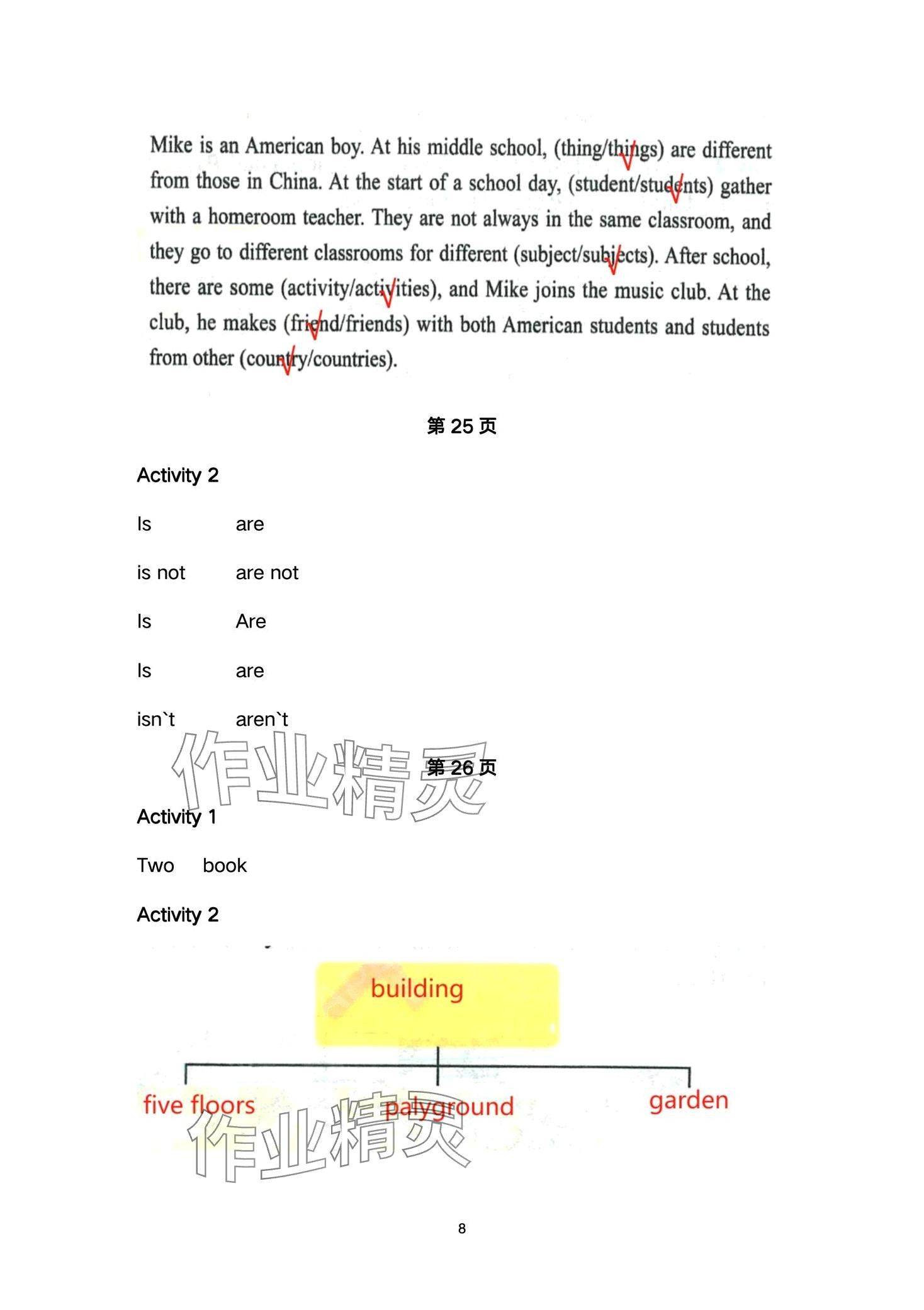 2024年教材课本七年级英语上册仁爱版 第8页