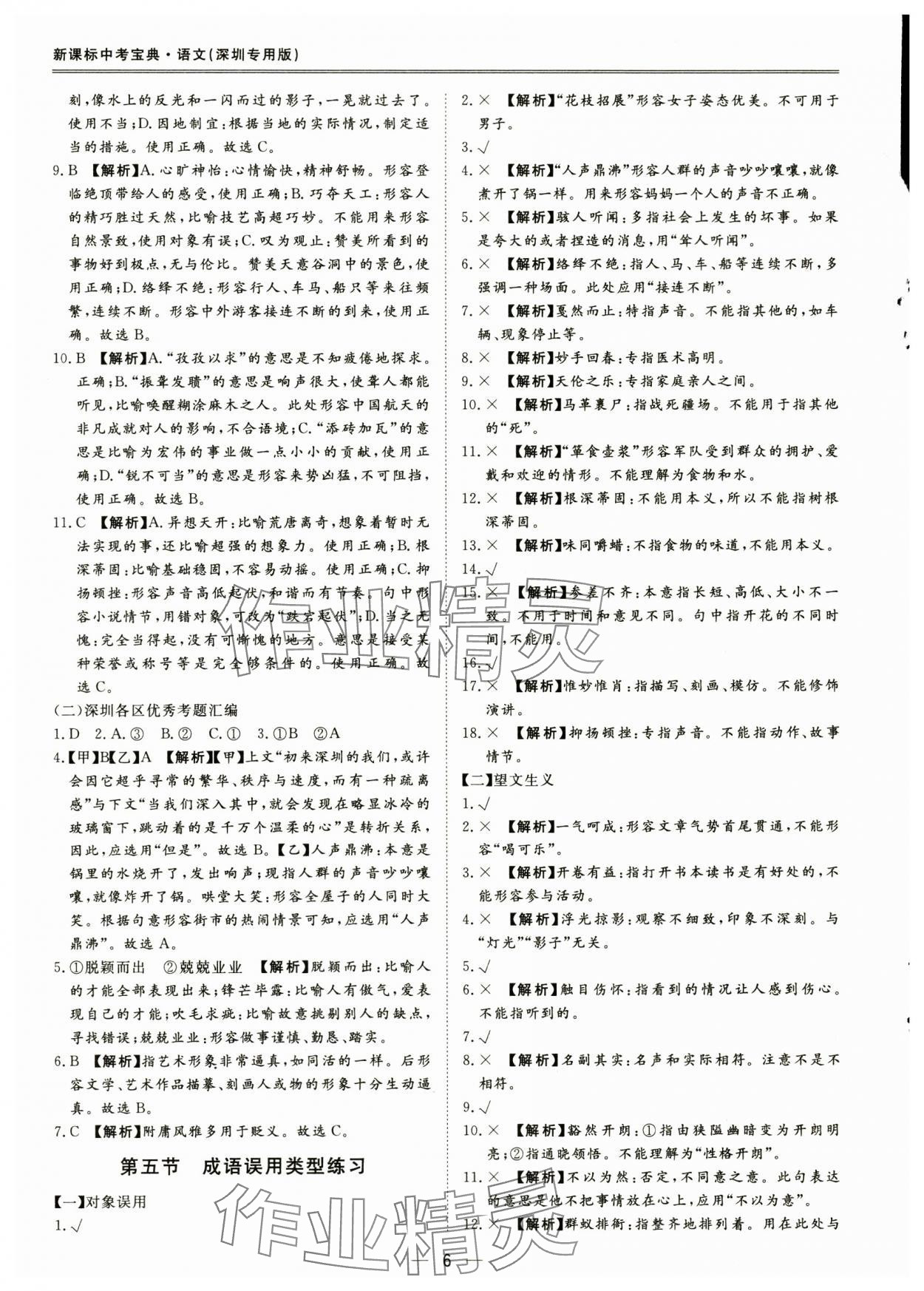 2025年新課標(biāo)中考寶典語(yǔ)文深圳專用 第6頁(yè)