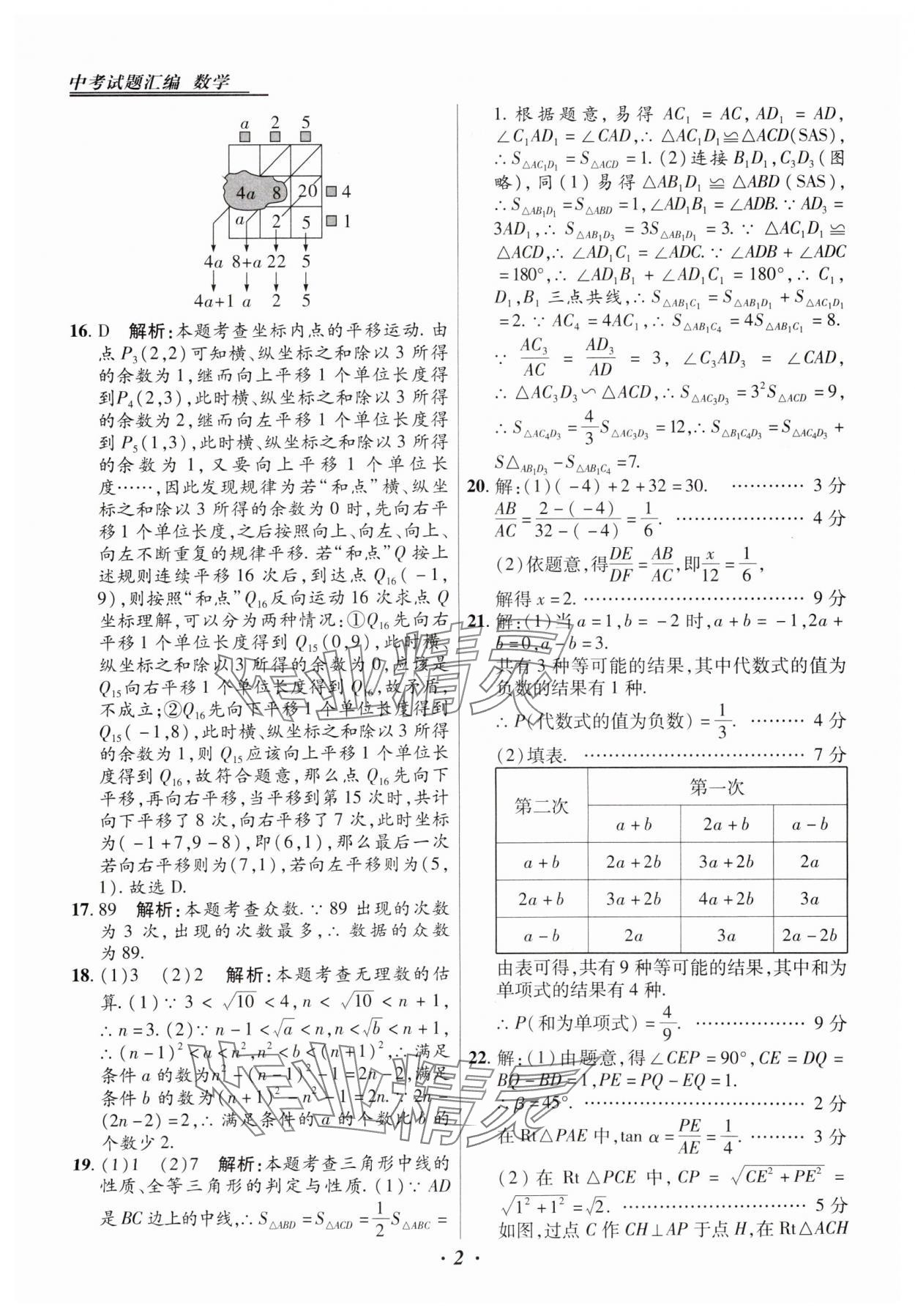 2025年授之以漁中考試題匯編數學河北專版 第2頁