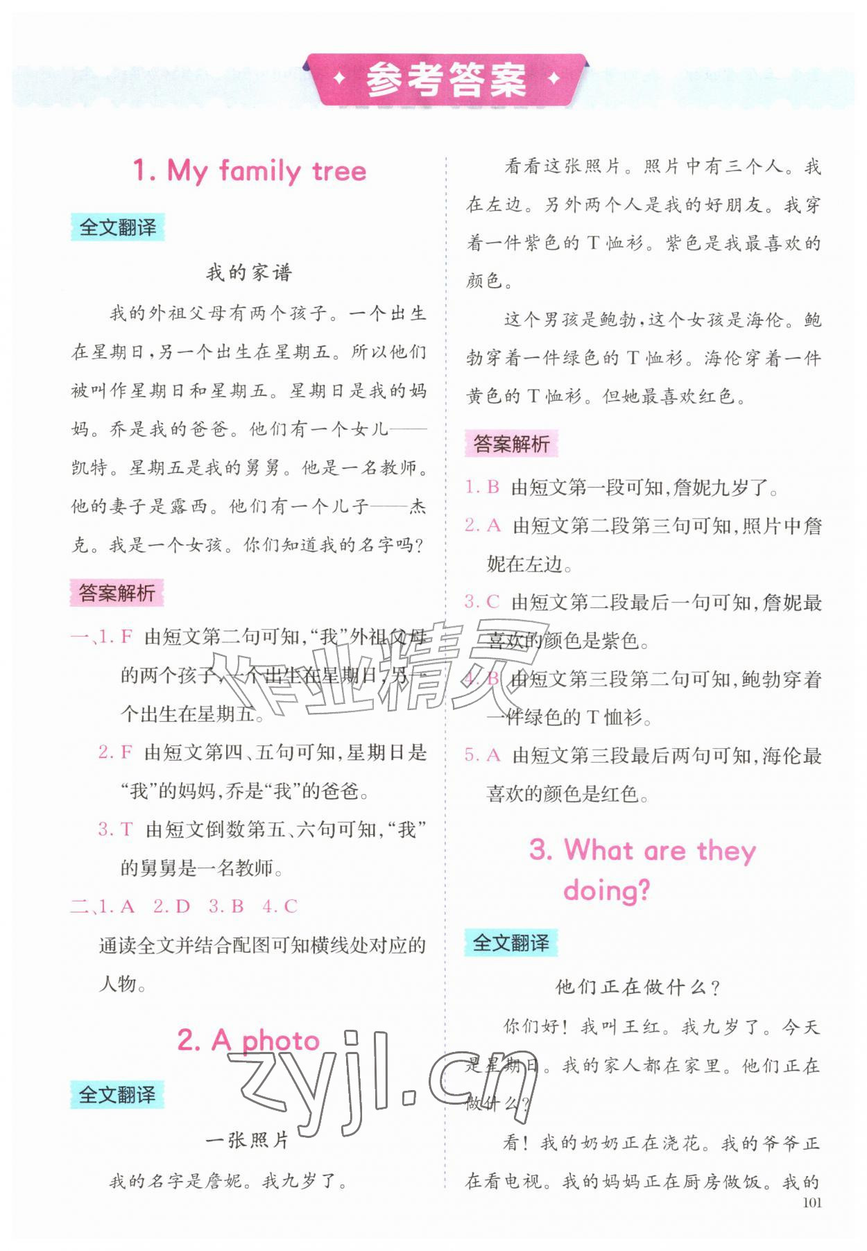 2026年星火英语阅读训练100篇三年级&nbsp;第1页