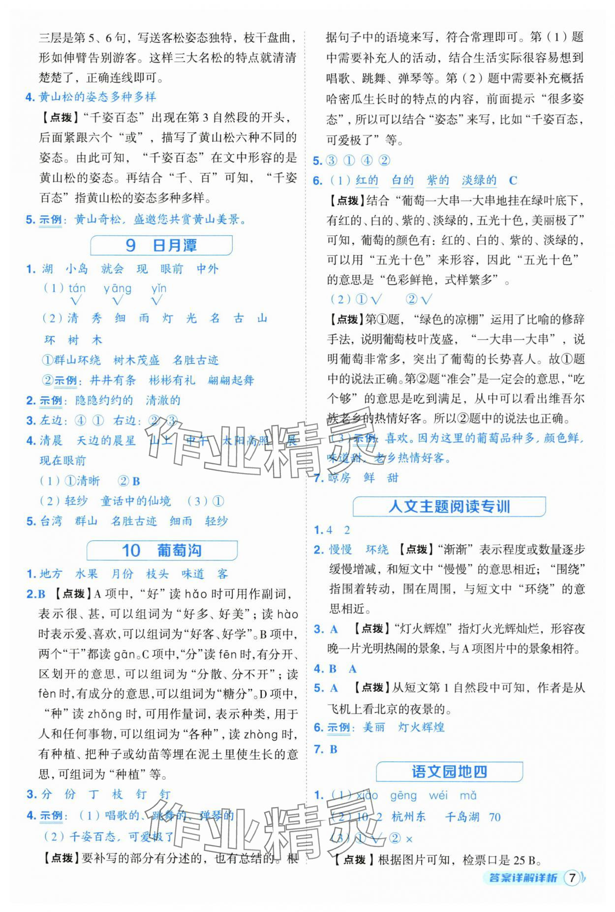 2025年綜合應(yīng)用創(chuàng)新題典中點(diǎn)二年級(jí)語(yǔ)文上冊(cè)人教版 第7頁(yè)