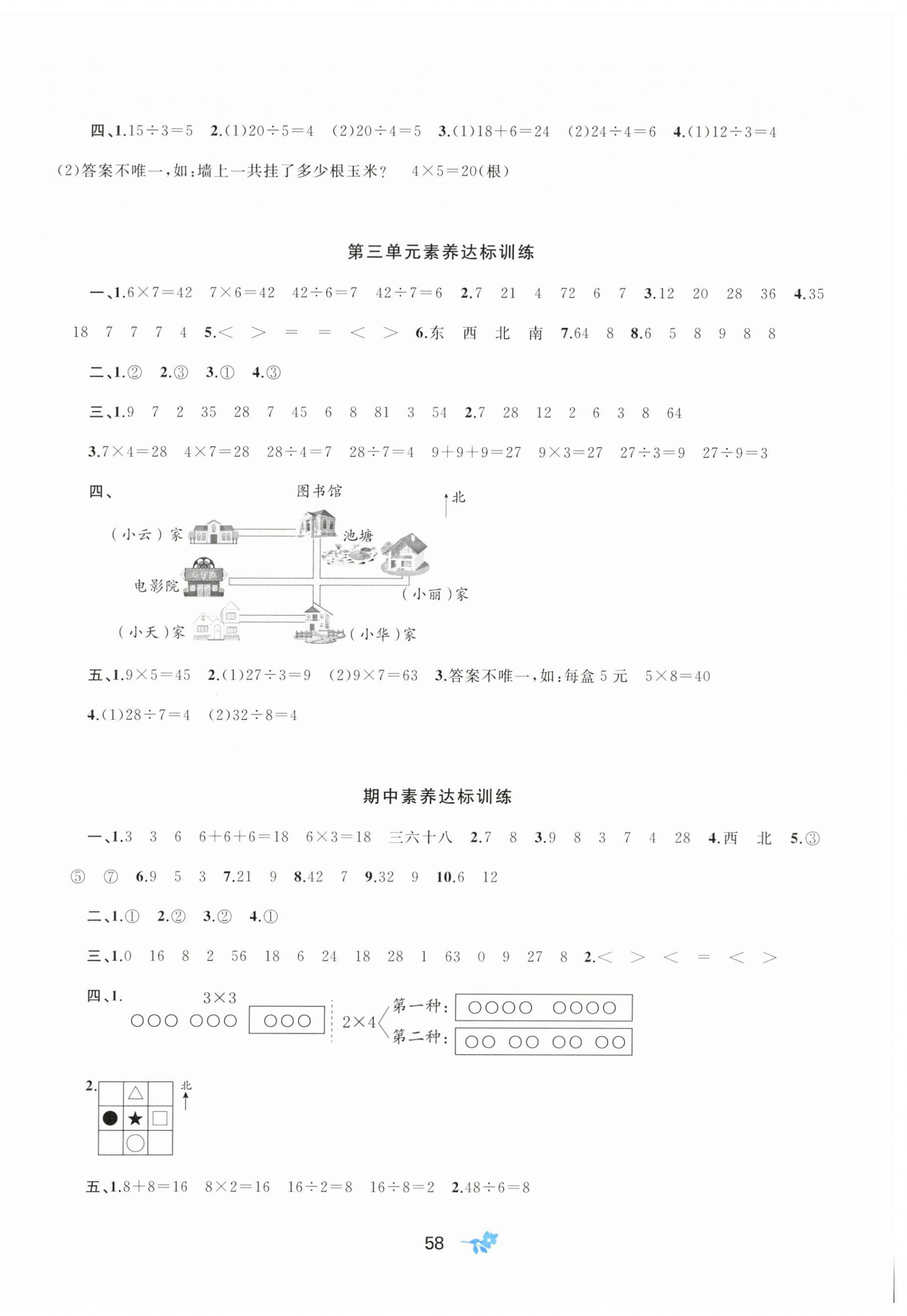 2026年新课程学习与测评单元双测二年级数学上册苏教版&nbsp;第2页