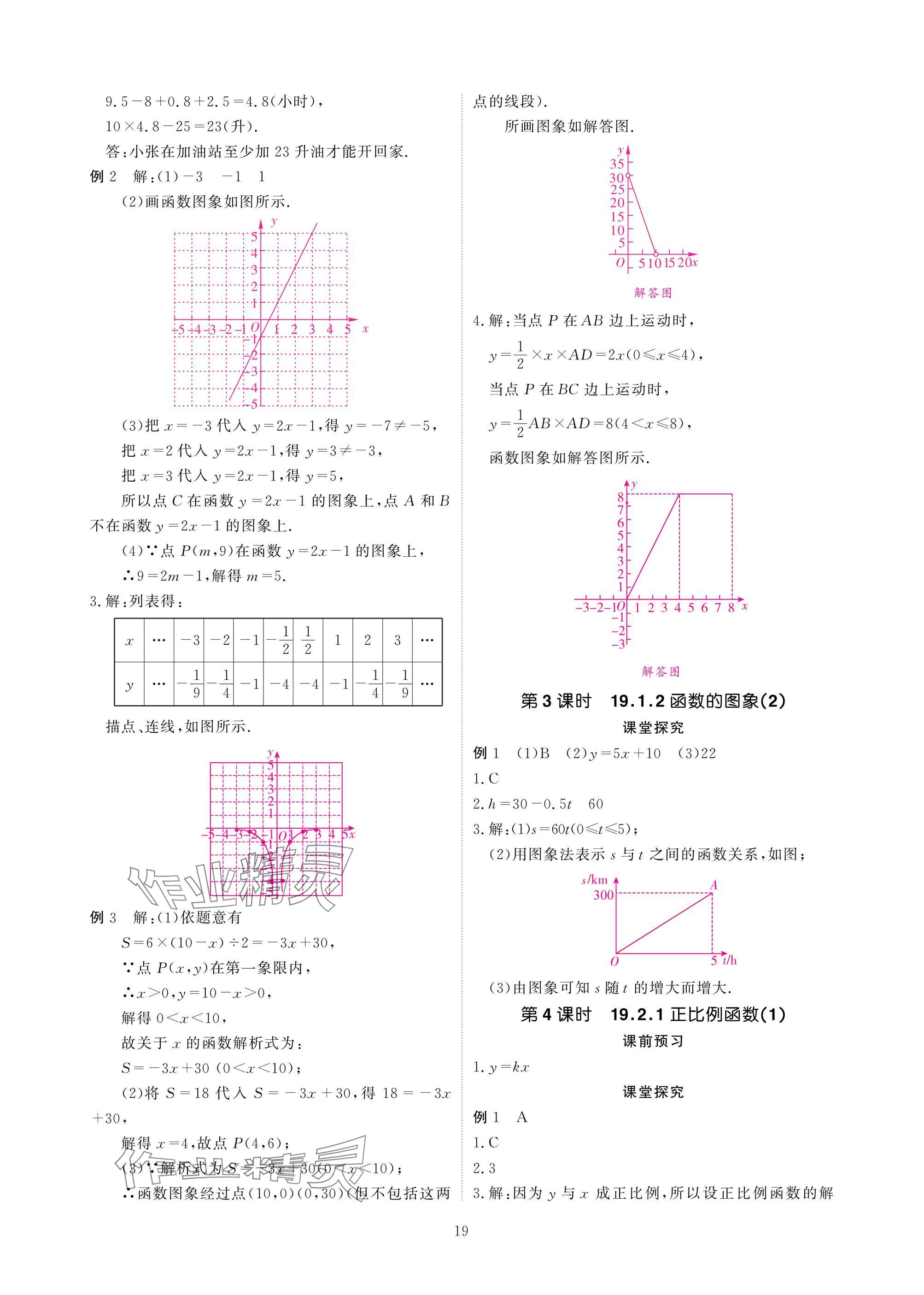 2025年優(yōu)課堂給力A加八年級數(shù)學(xué)下冊人教版 參考答案第19頁