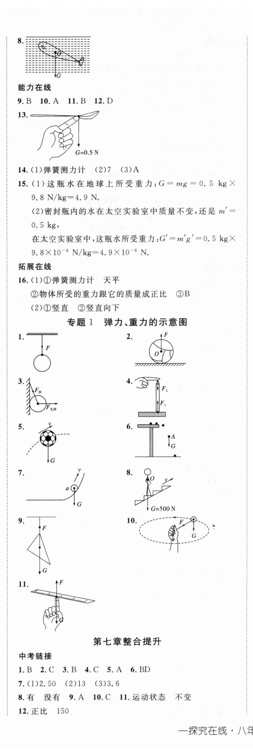 2024年探究在線高效課堂八年級(jí)物理下冊(cè)人教版 第2頁