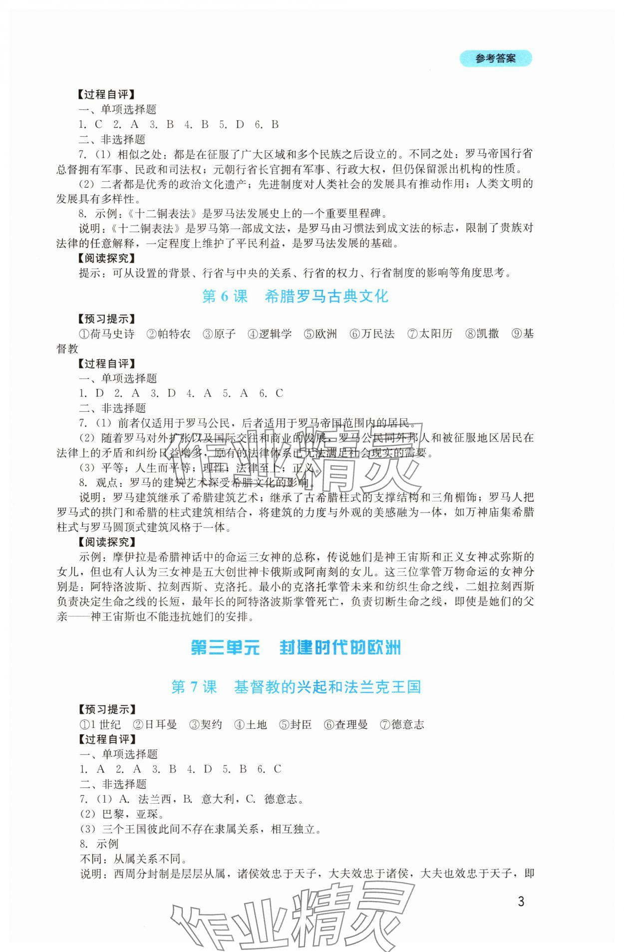 2025年新課程實(shí)踐與探究叢書九年級(jí)歷史上冊(cè)人教版 第3頁(yè)