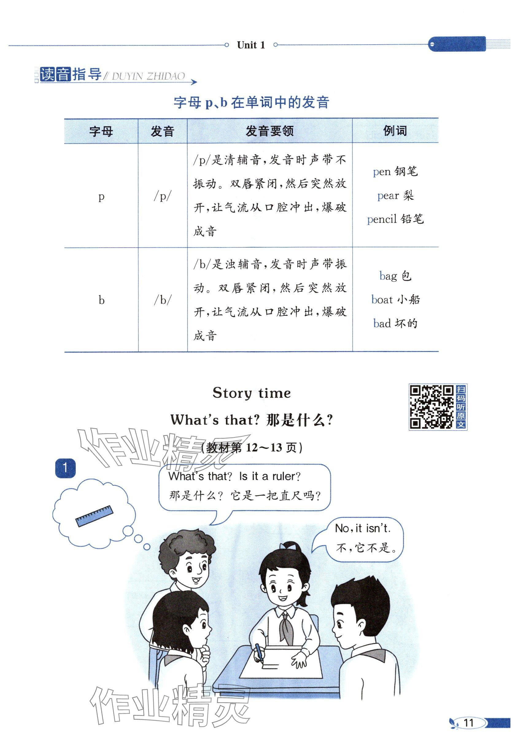 2025年教材課本三年級英語下冊譯林版 參考答案第11頁