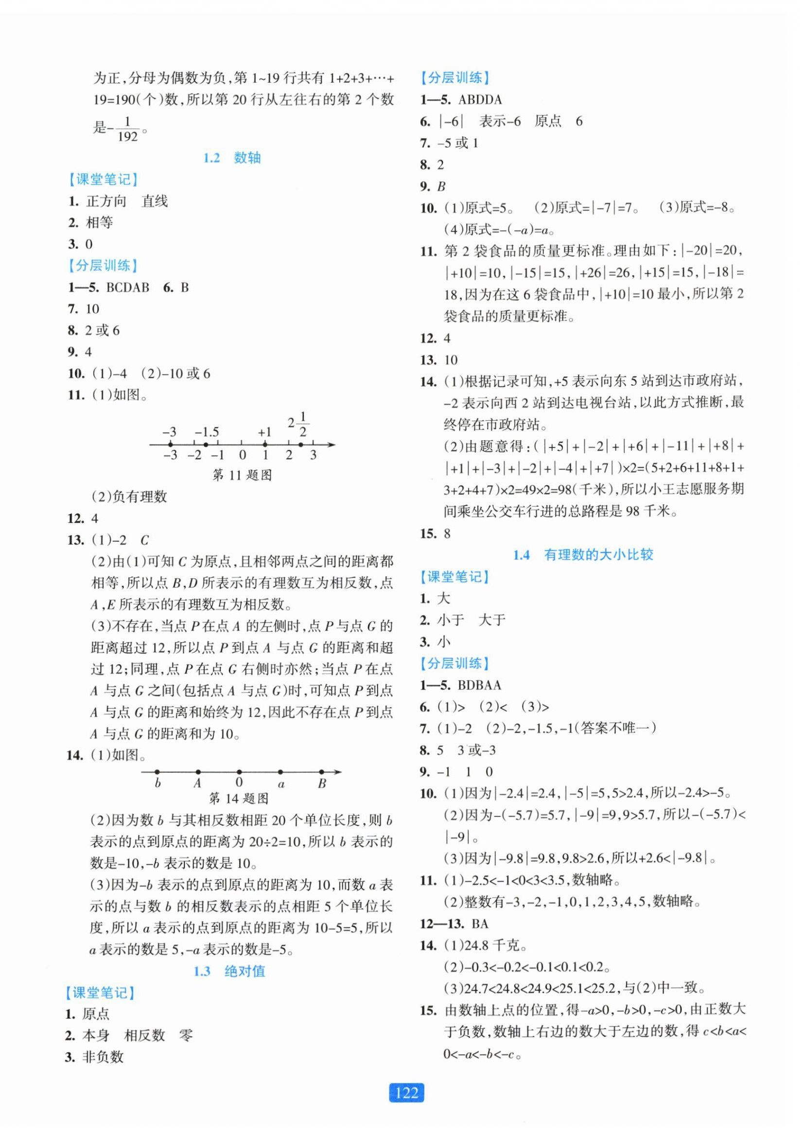 2025年精准学与练七年级数学上册浙教版 第2页