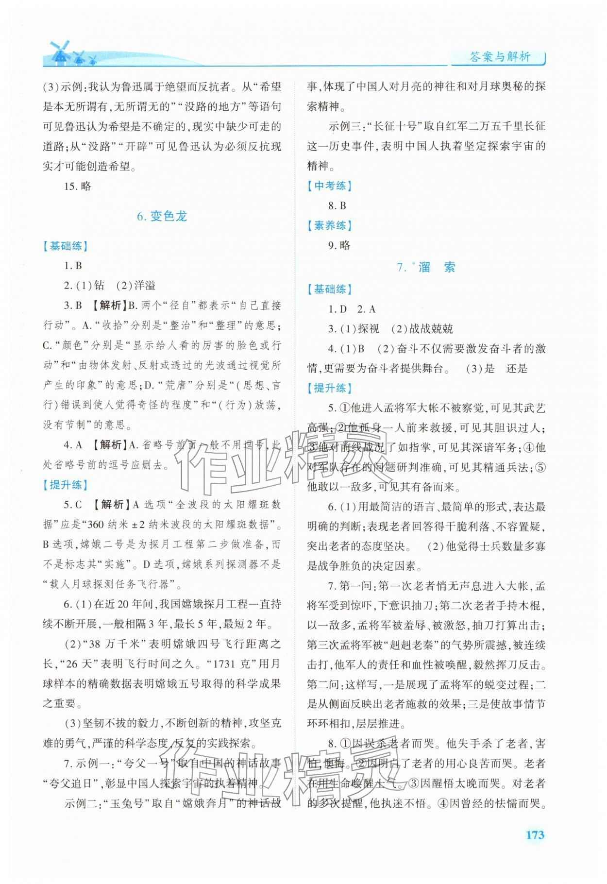 2026年绩优学案九年级语文下册人教版&nbsp;第3页