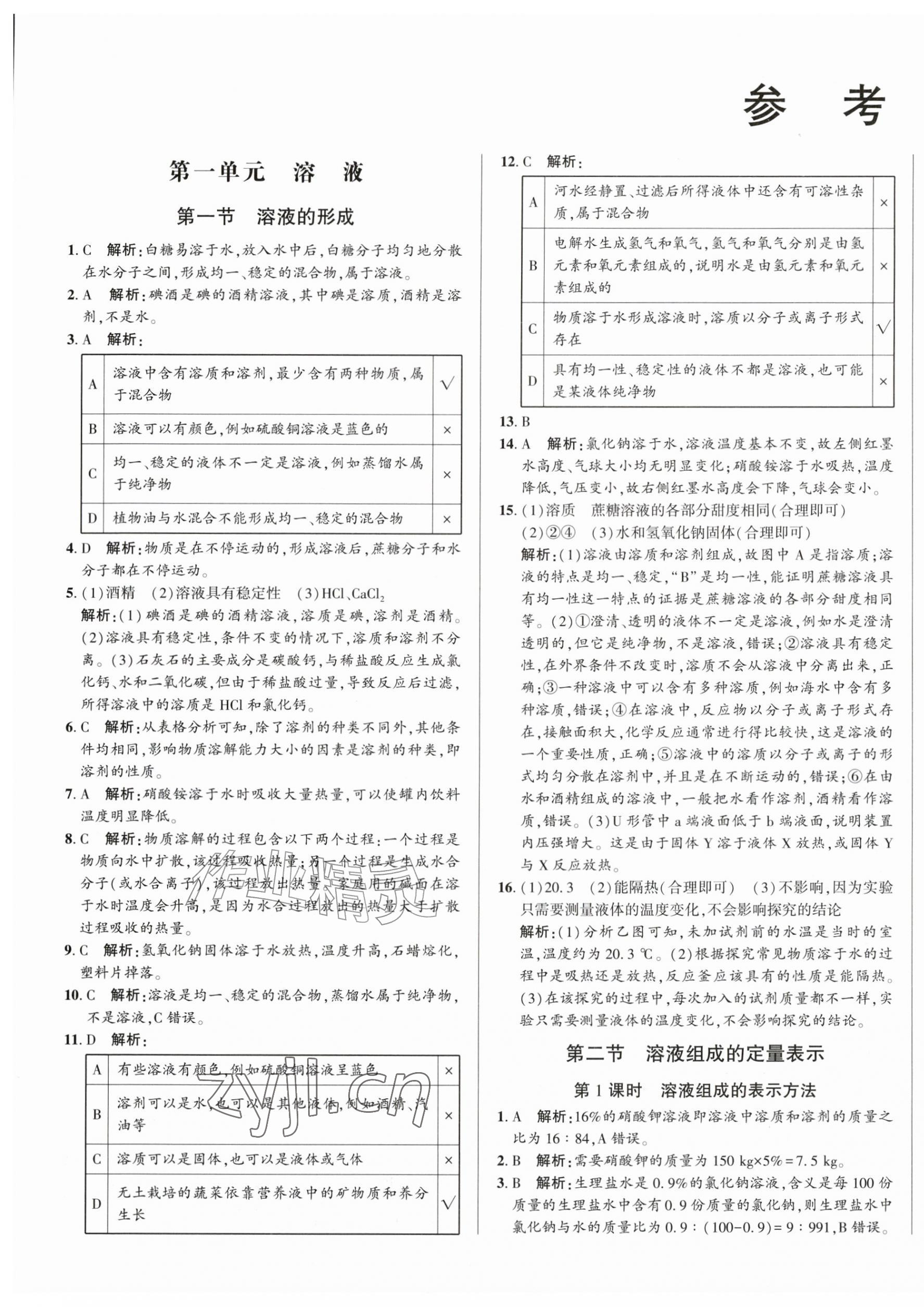 2026年正大图书练测考九年级化学全一册鲁教版五四制&nbsp;第1页