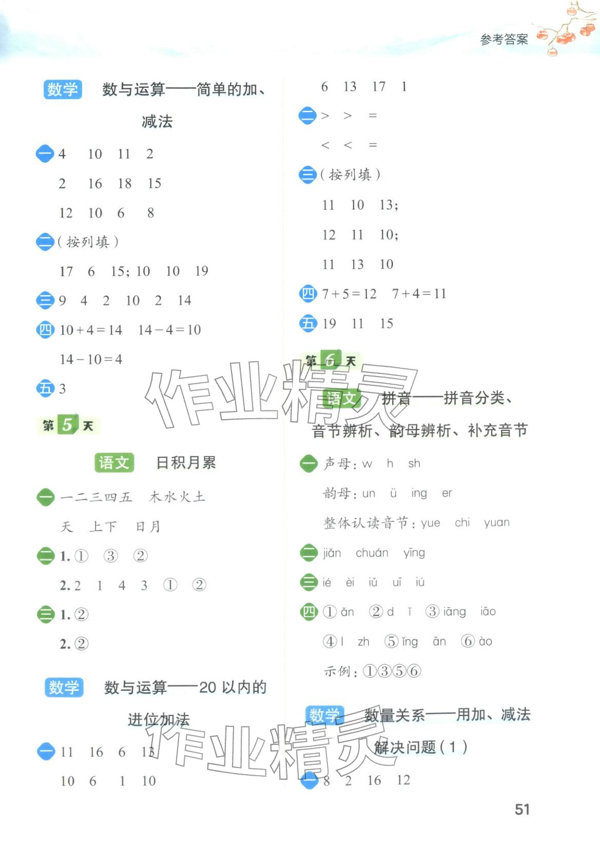 2026年寒假銜接一本通一年級綜合&nbsp;第3頁