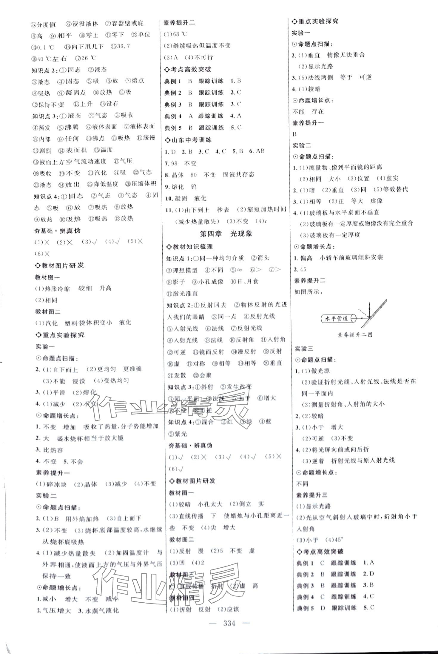 2024年全程導(dǎo)航初中總復(fù)習(xí)物理中考人教版山東專版 第2頁