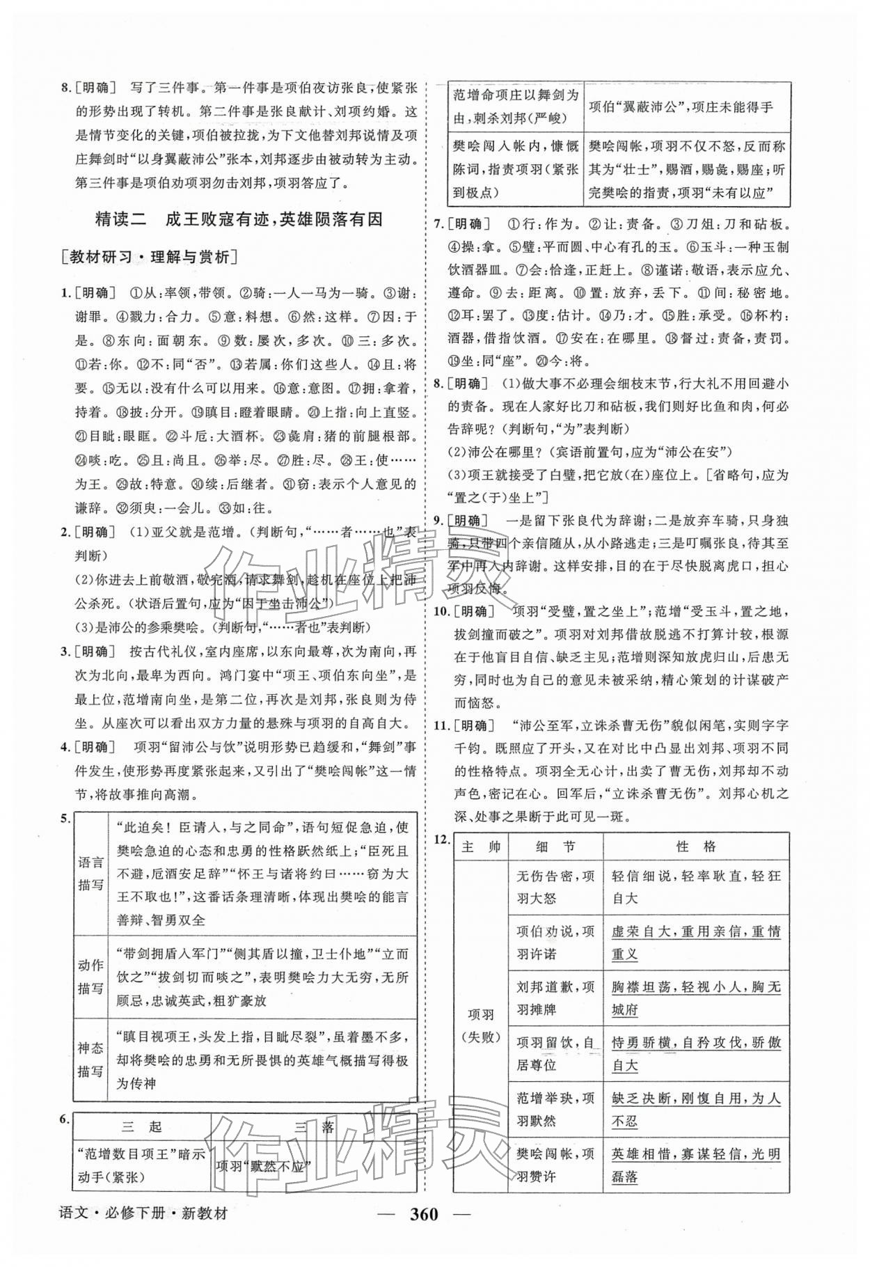 2026年高中同步创新课堂优化方案高中语文下册人教版&nbsp;第6页