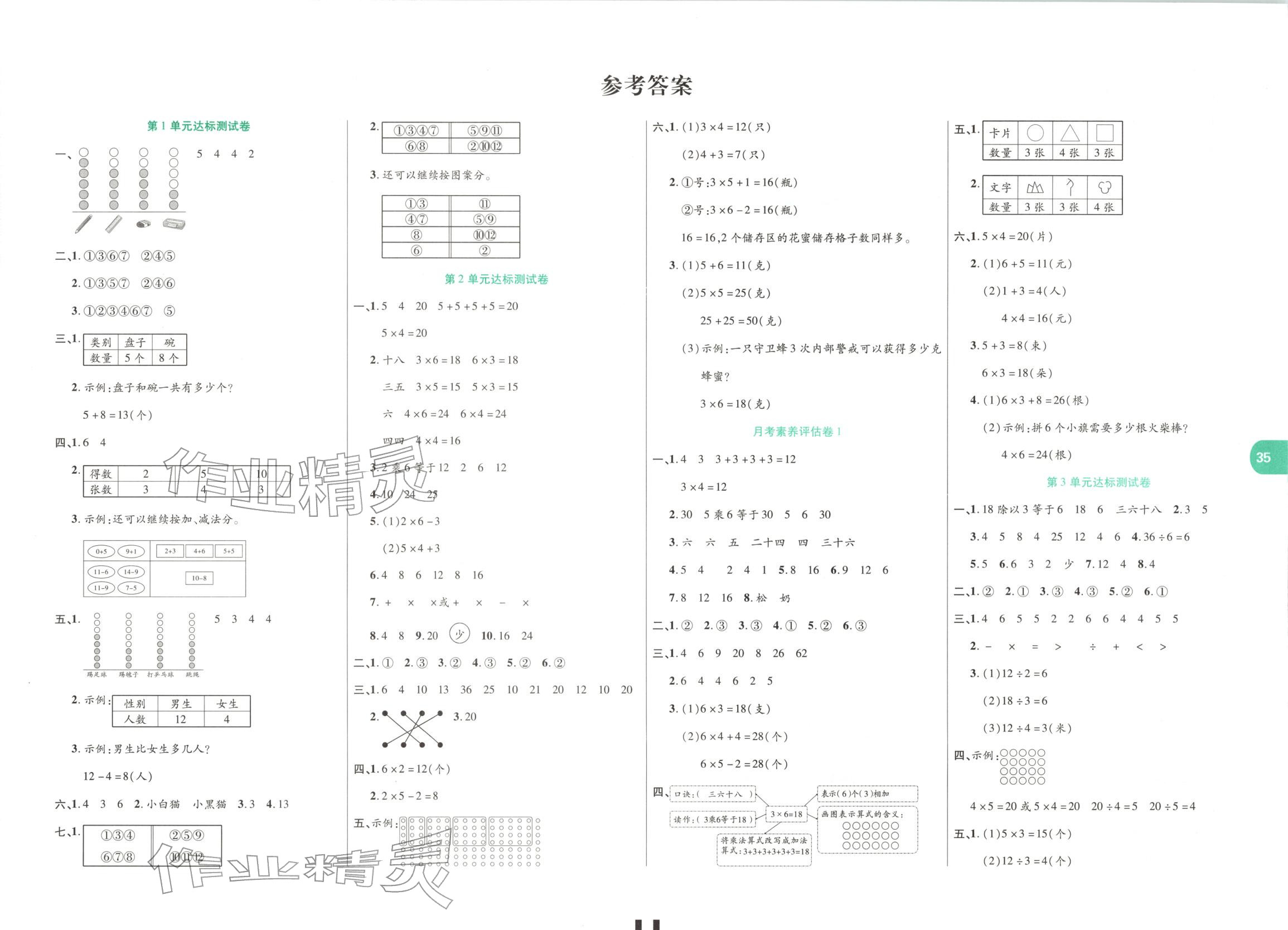 2025年金奖好卷二年级数学上册人教版 第1页