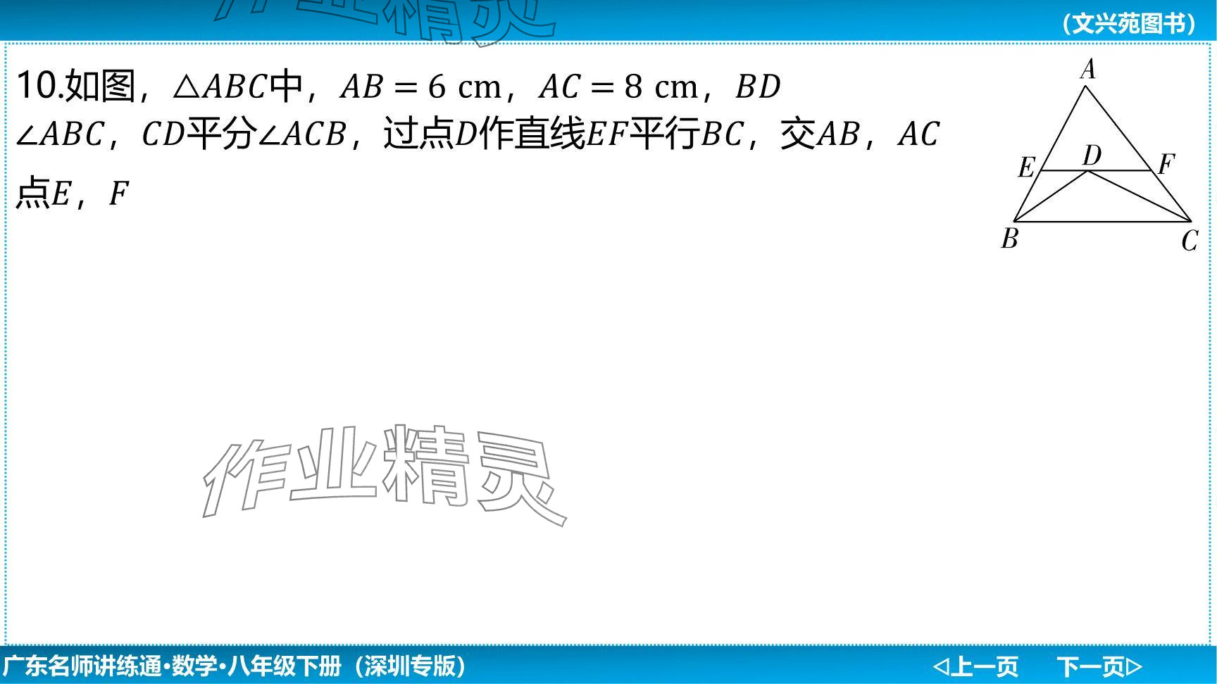 2024年廣東名師講練通八年級數(shù)學(xué)下冊北師大版深圳專版提升版 參考答案第25頁