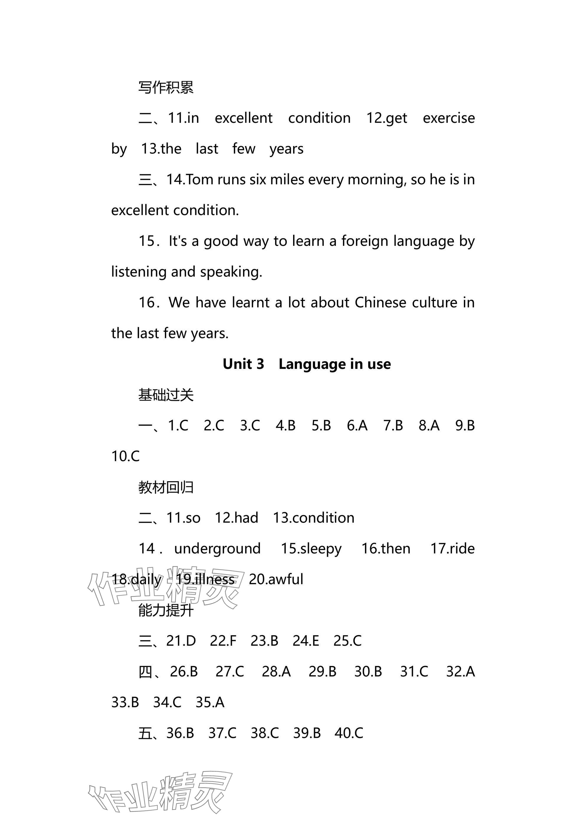 2025年全效學(xué)習(xí)同步學(xué)練測(cè)八年級(jí)英語(yǔ)下冊(cè)外研版廣西專版 第12頁(yè)