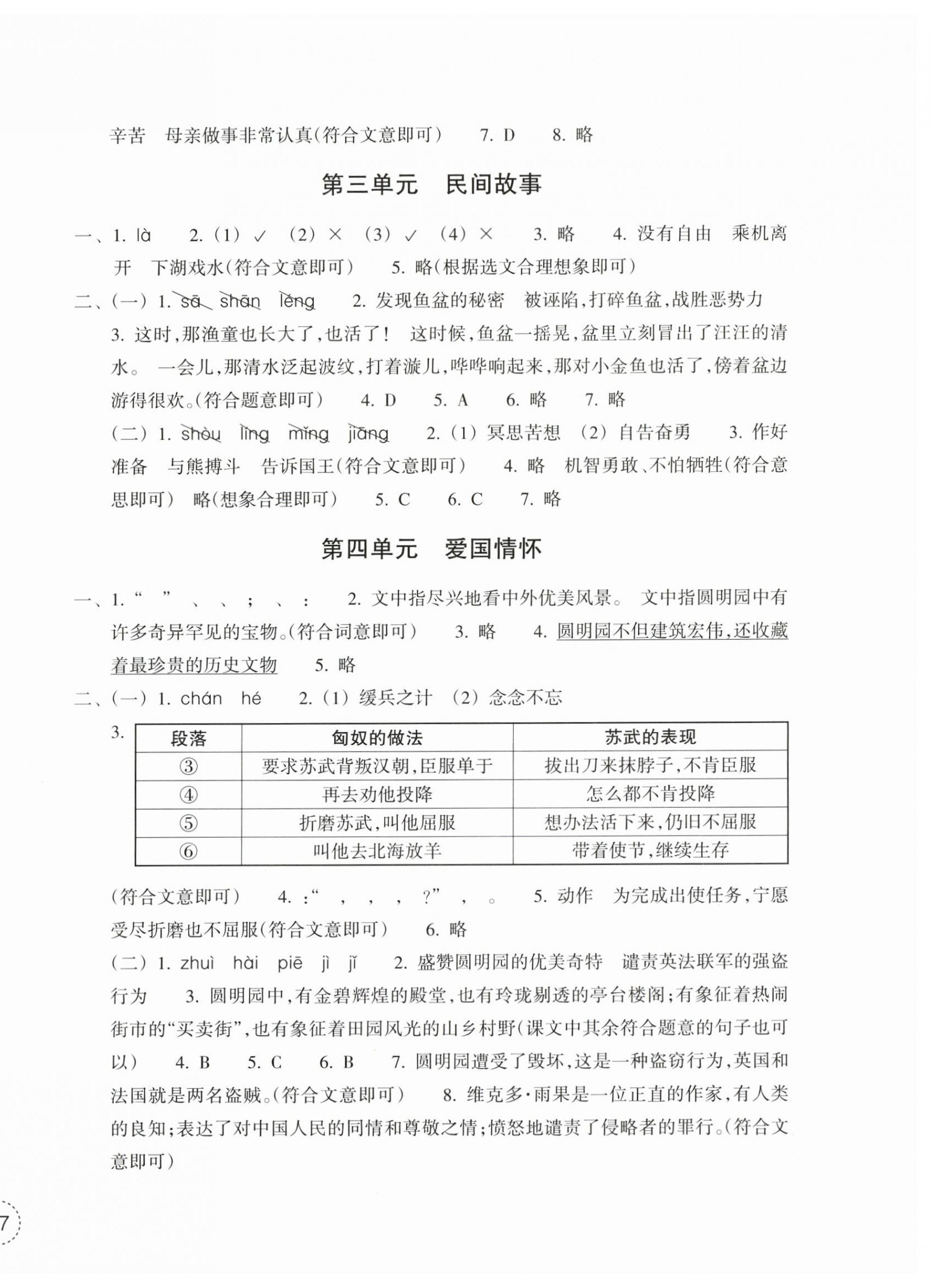 2025年单元学习指导与练习五年级语文上册人教版 第2页