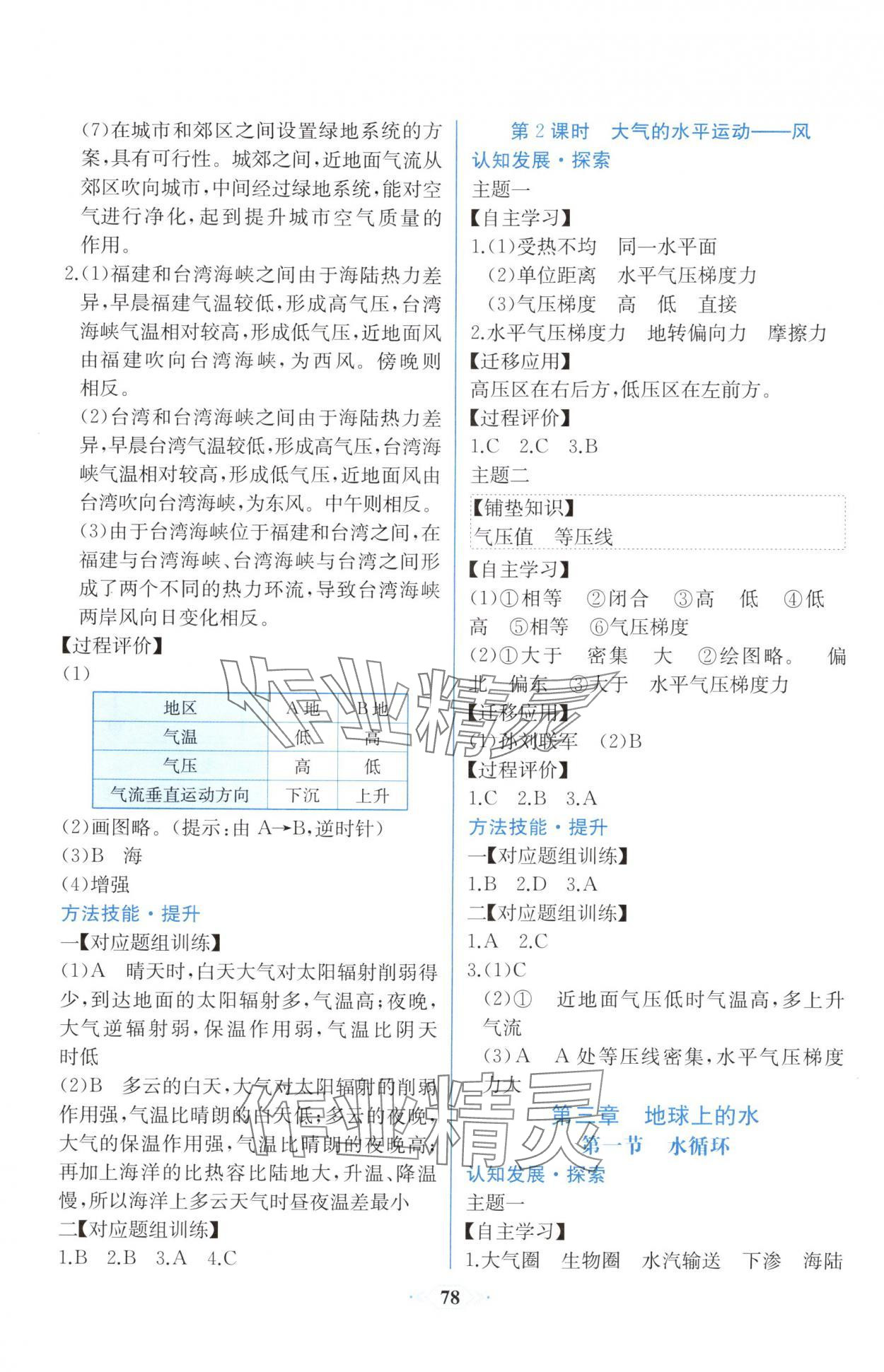 2025年人教金学典同步解析与测评学考练高中地理必修第一册人教版精练版 第6页
