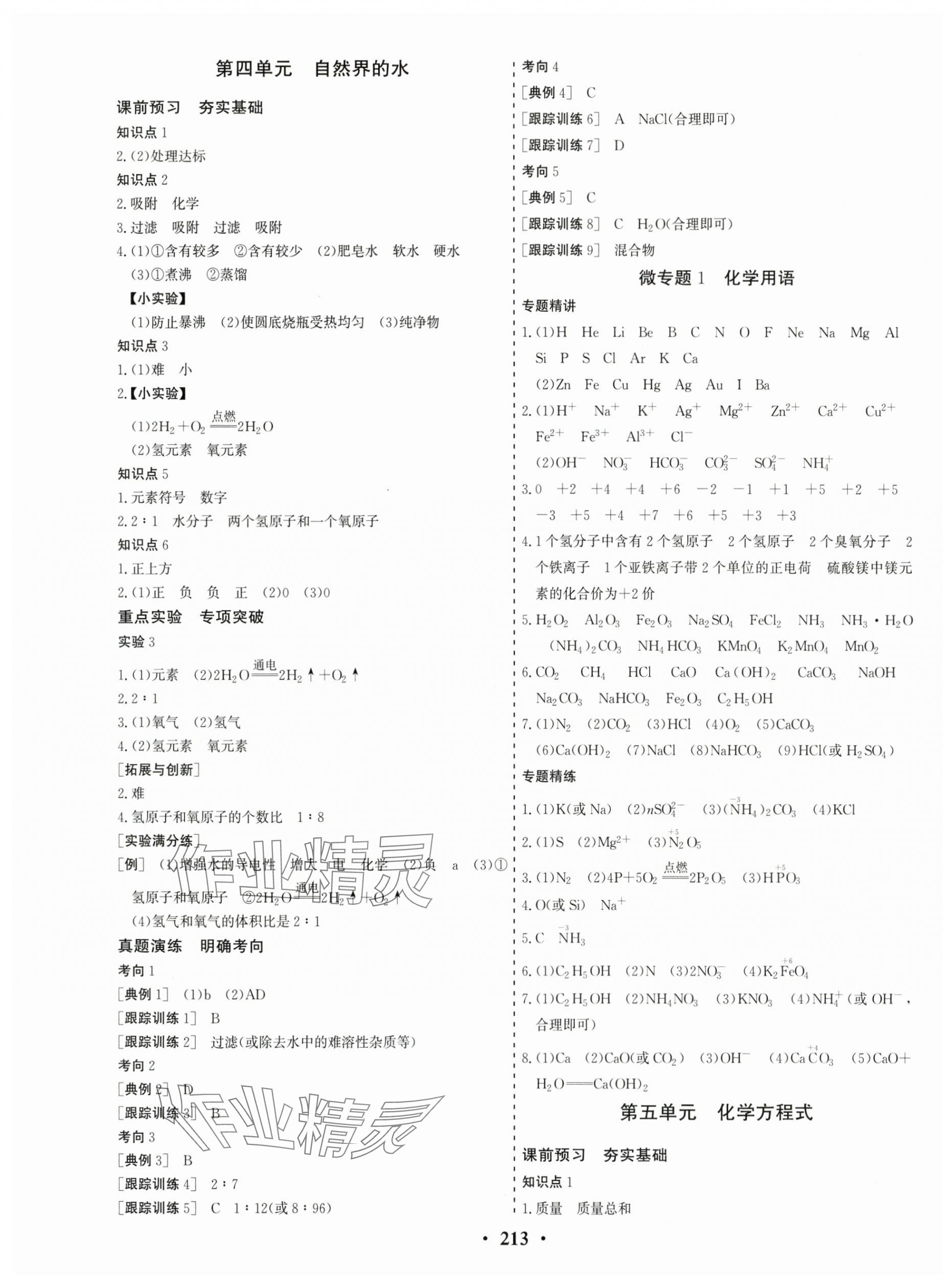 2024年優化探究中考總復習化學江西專版 第3頁