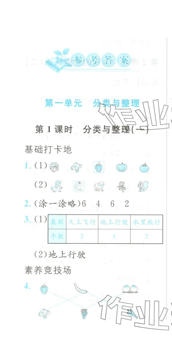 2025年悦然好学生课课基础练二年级数学上册人教版 第1页