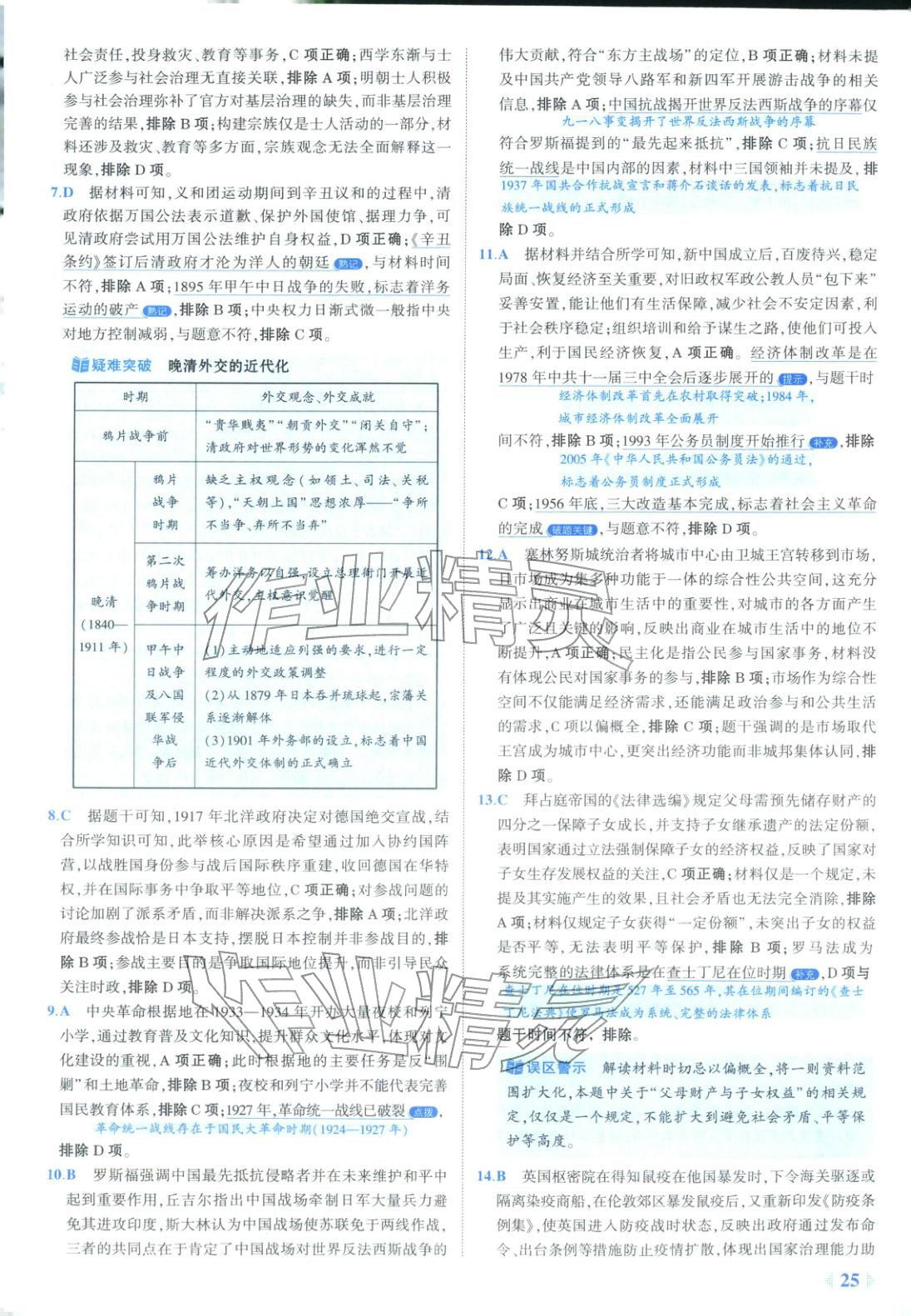 2026年53金卷优选卷汇编高中历史陕晋青宁专版&nbsp;第25页