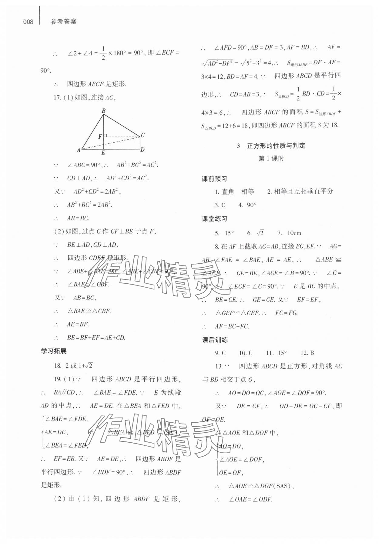 2025年基礎訓練大象出版社九年級數學全一冊北師大版 第8頁