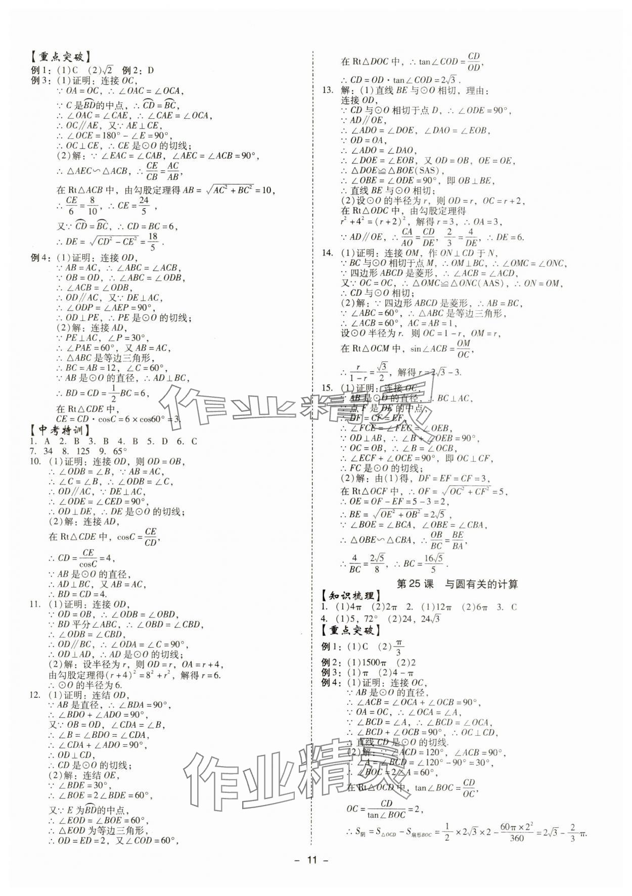 2024年金牌中考總復(fù)習(xí)數(shù)學(xué) 第11頁(yè)