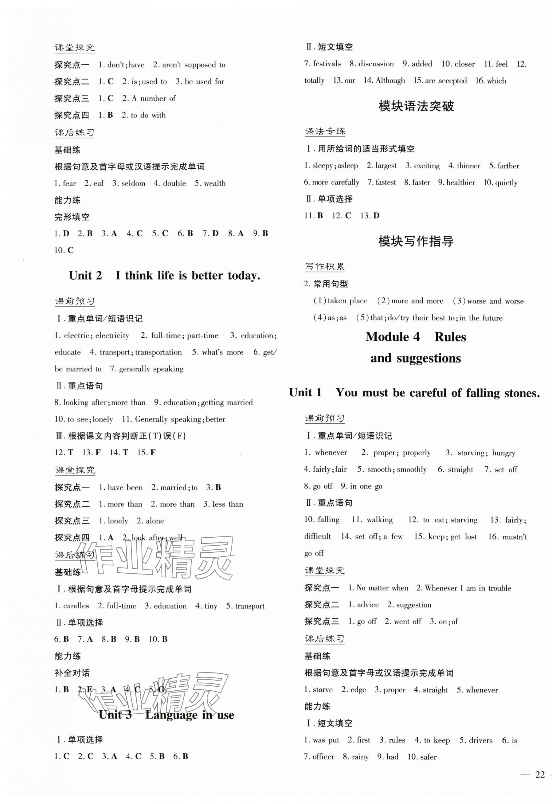 2025年初中同步學習導與練導學探究案九年級英語下冊外研版 第3頁