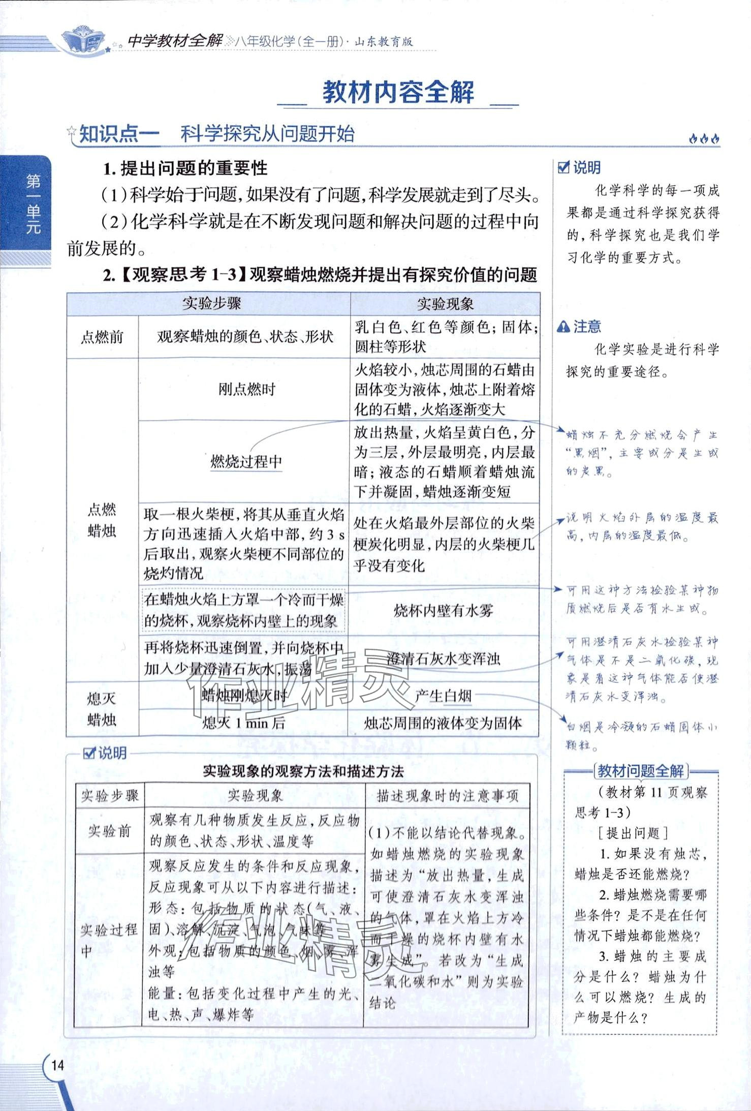 2025年教材課本八年級化學(xué)全一冊魯教版五四制 第14頁