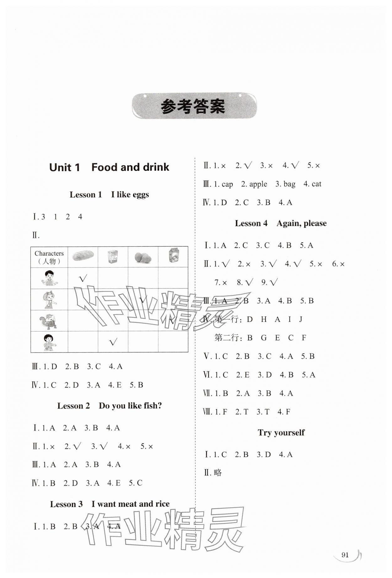 2025年同步練習冊山東科學技術出版社三年級英語下冊魯科版五四制 第1頁