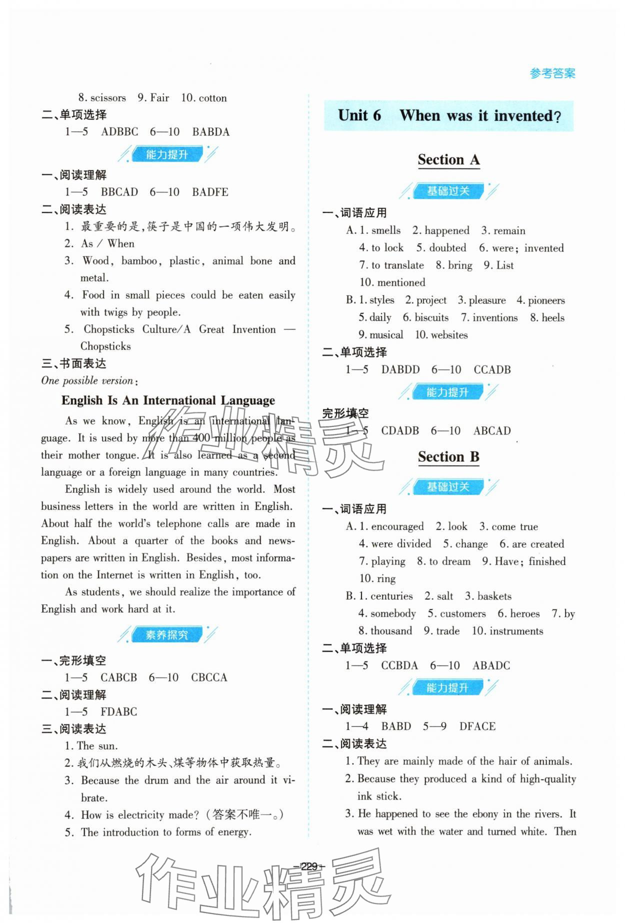 2025年新课堂学习与探究九年级英语全一册人教版&nbsp;第5页